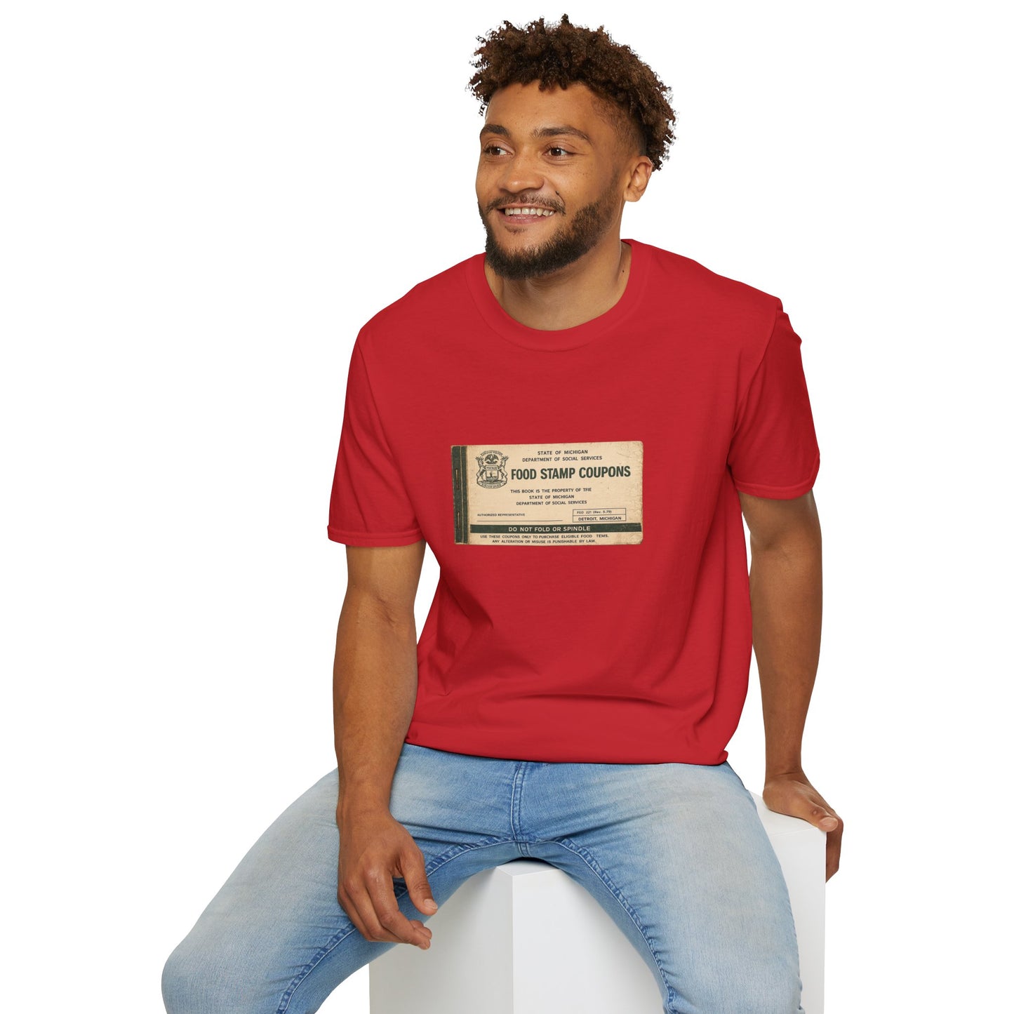 "FOOD STAMP BOOK" T-Shirt