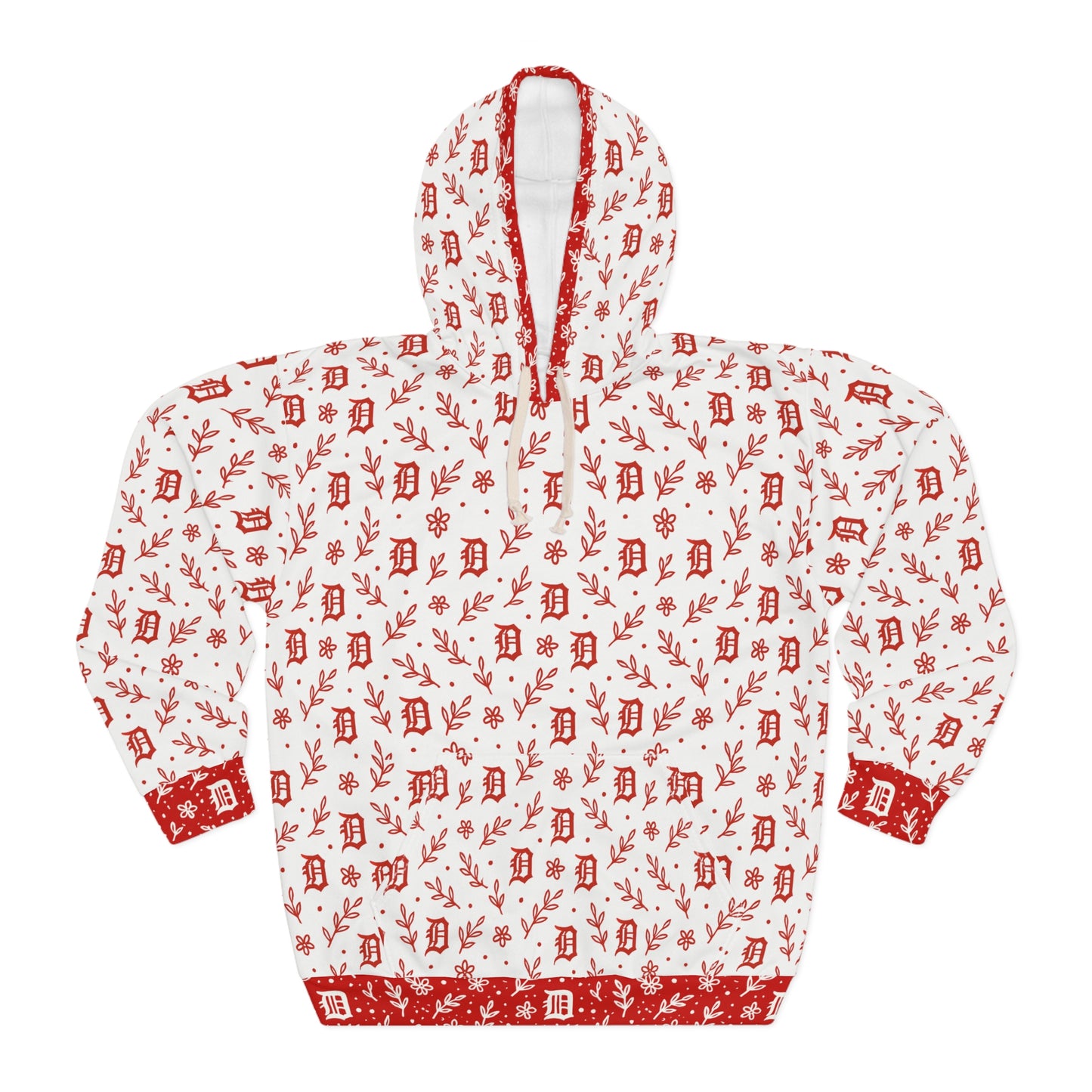 "Detroit Red" Unisex Pullover Hoodie