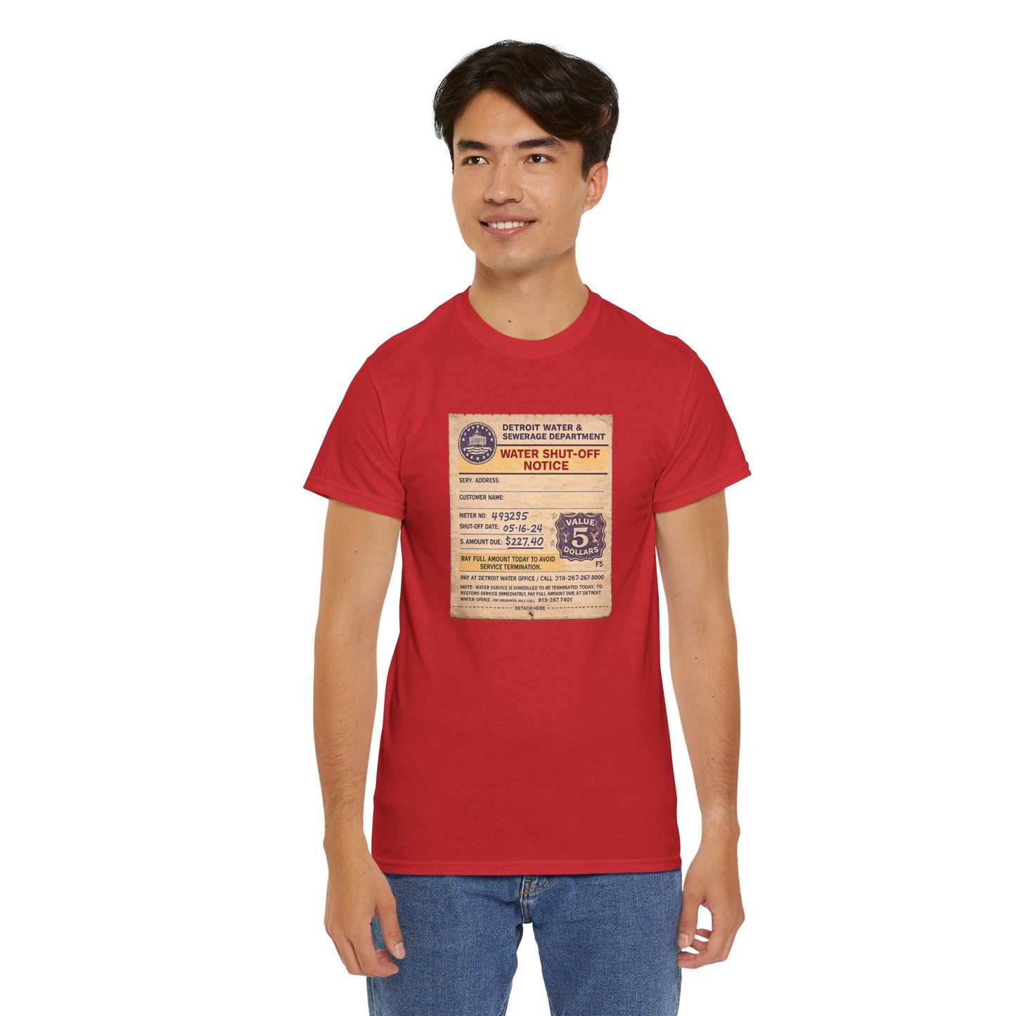 "WATER SHUT-OFF NOTICE" Tee