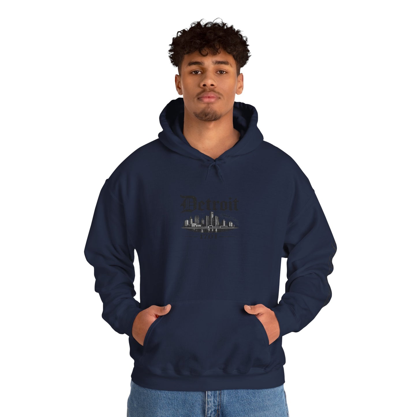 "DETROIT 1701 – STILL HERE" Hooded Sweatshirt