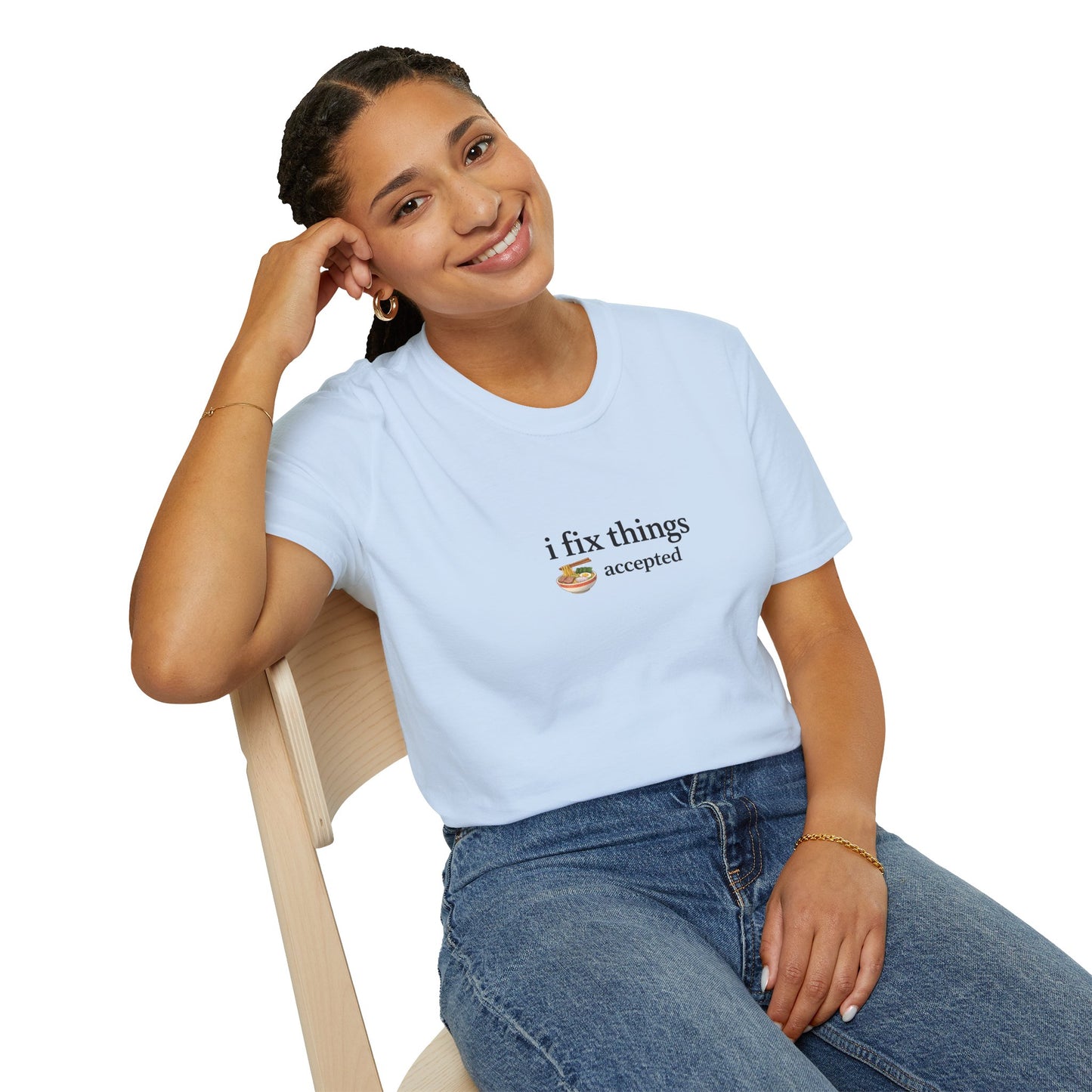 "Noodles Excepted." T-Shirt