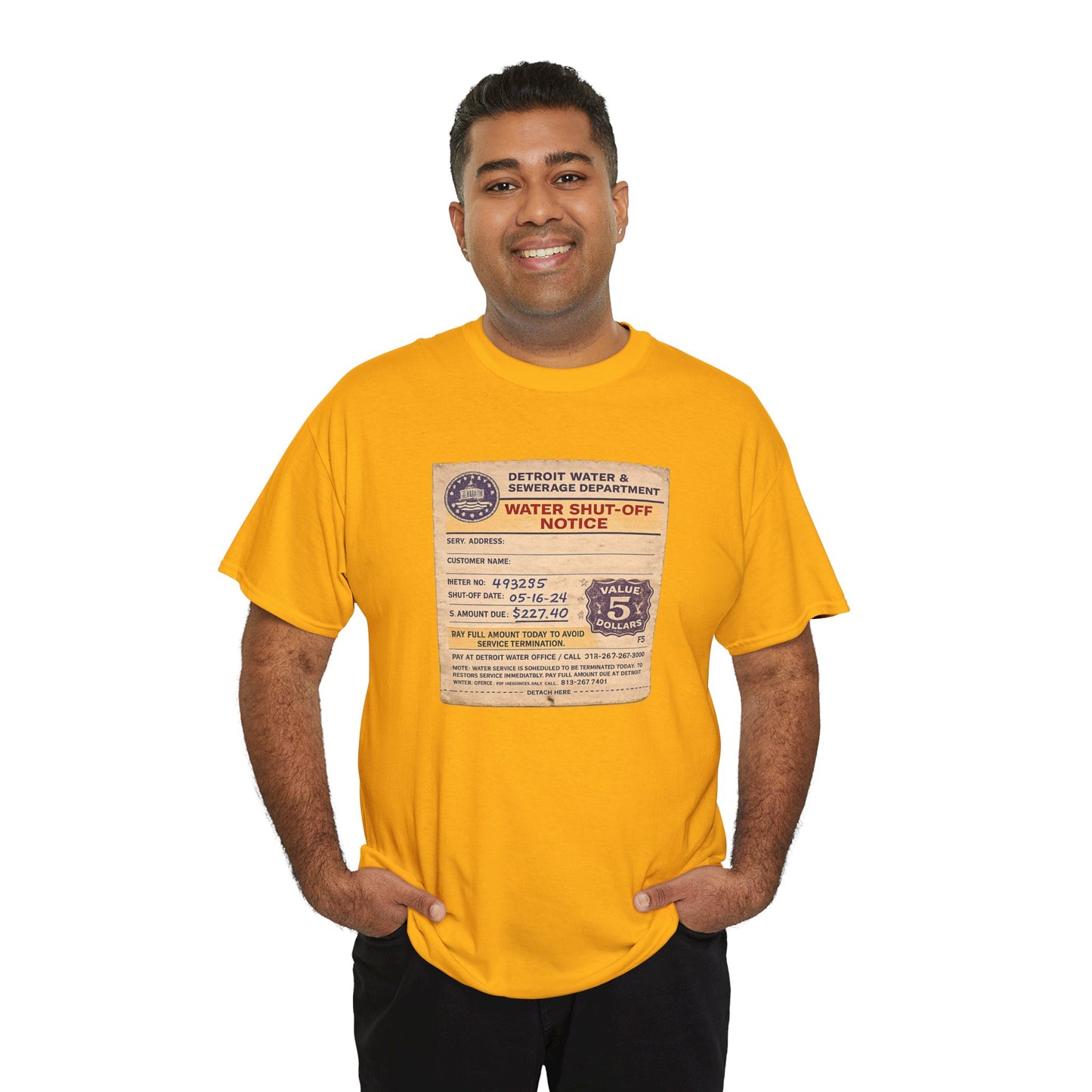 "WATER SHUT-OFF NOTICE" Tee