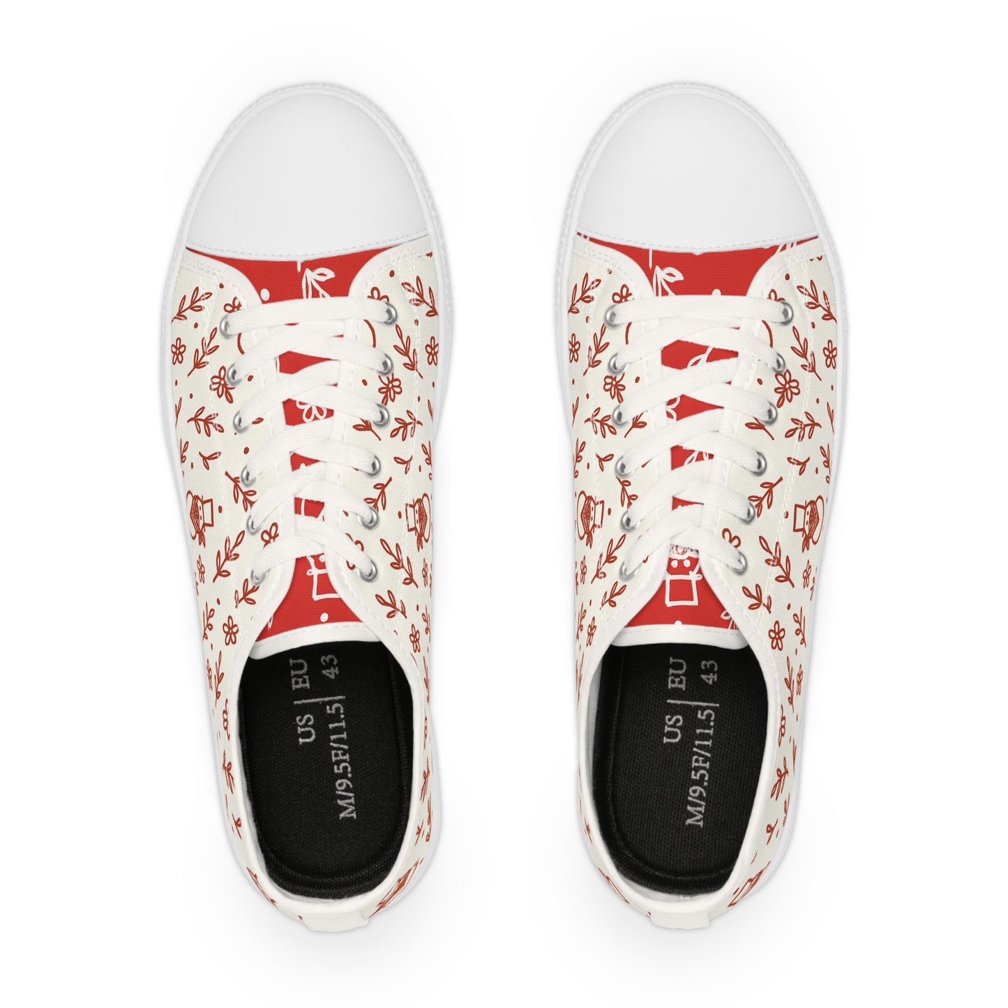 "Snowman" Men's Low Top Sneakers