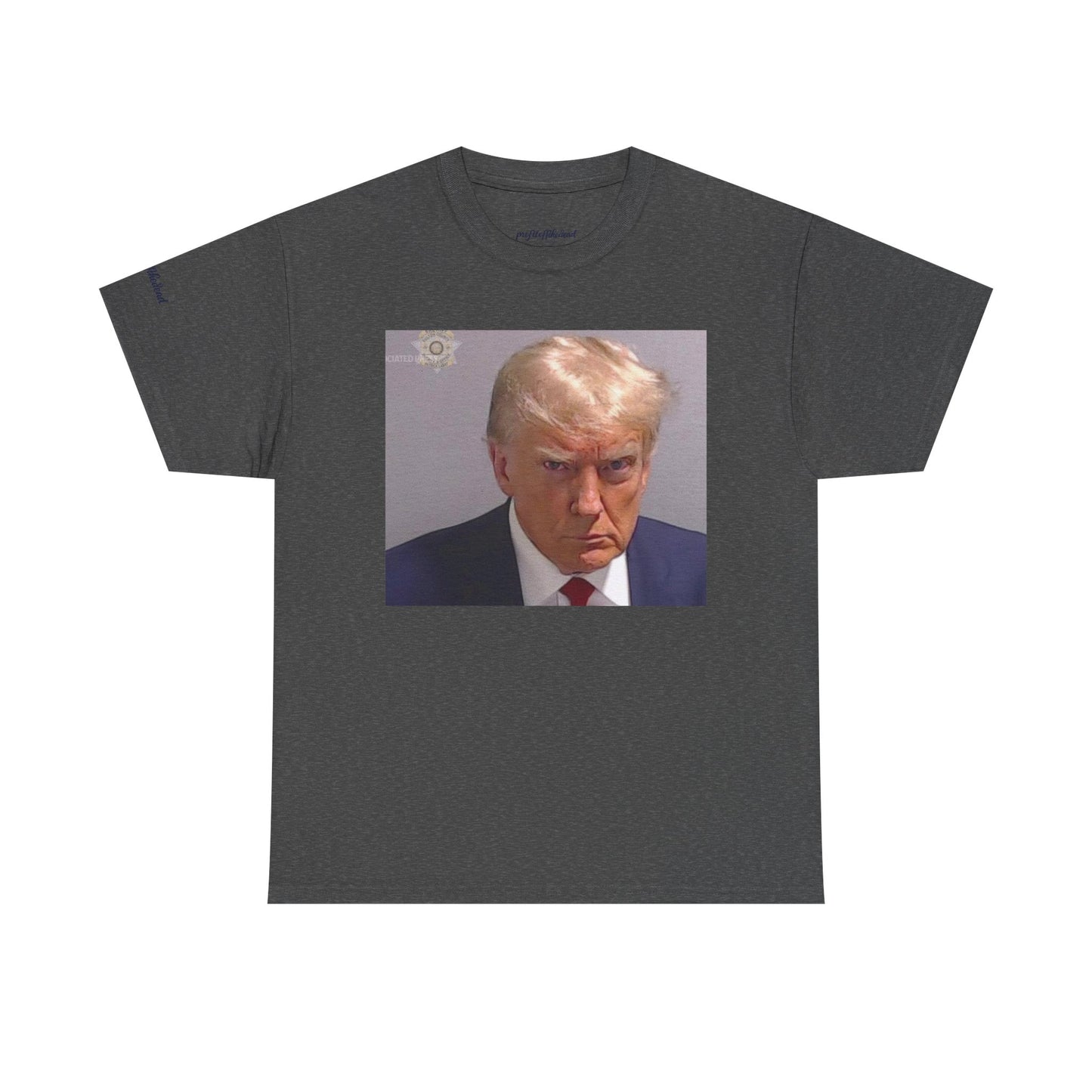 "Mug Shots Trump" Unisex Heavy Cotton Tee