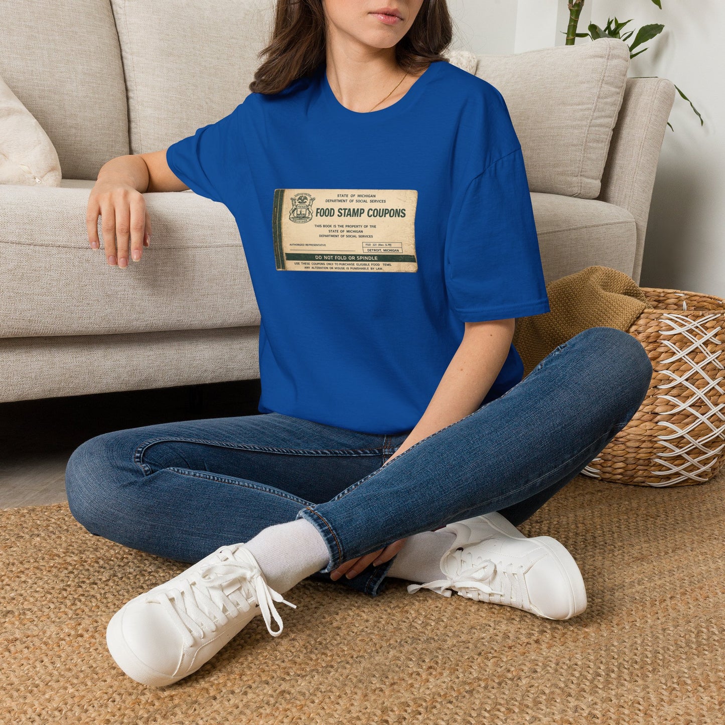 "FOOD STAMP BOOK" T-Shirt