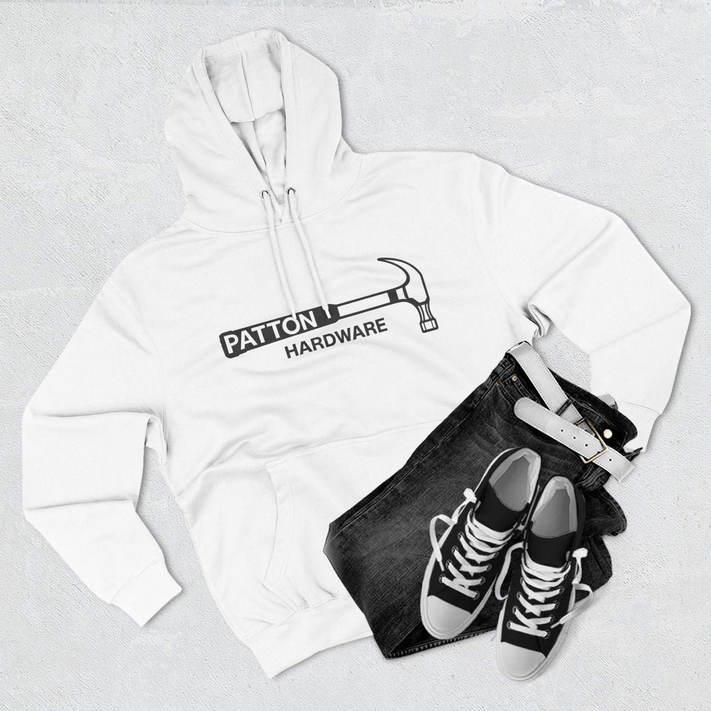 “Patton Hardware” Fleece Hoodie