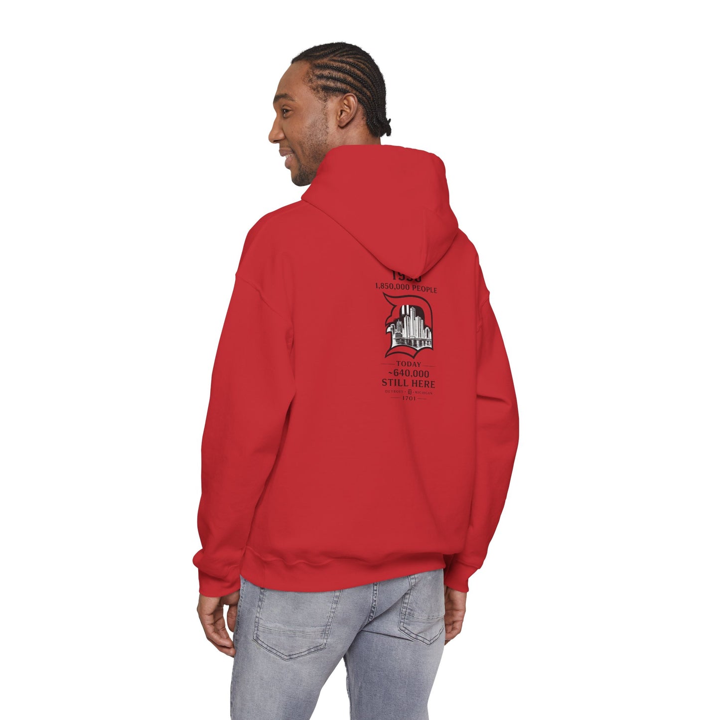 "DETROIT 1701 – STILL HERE" Hooded Sweatshirt