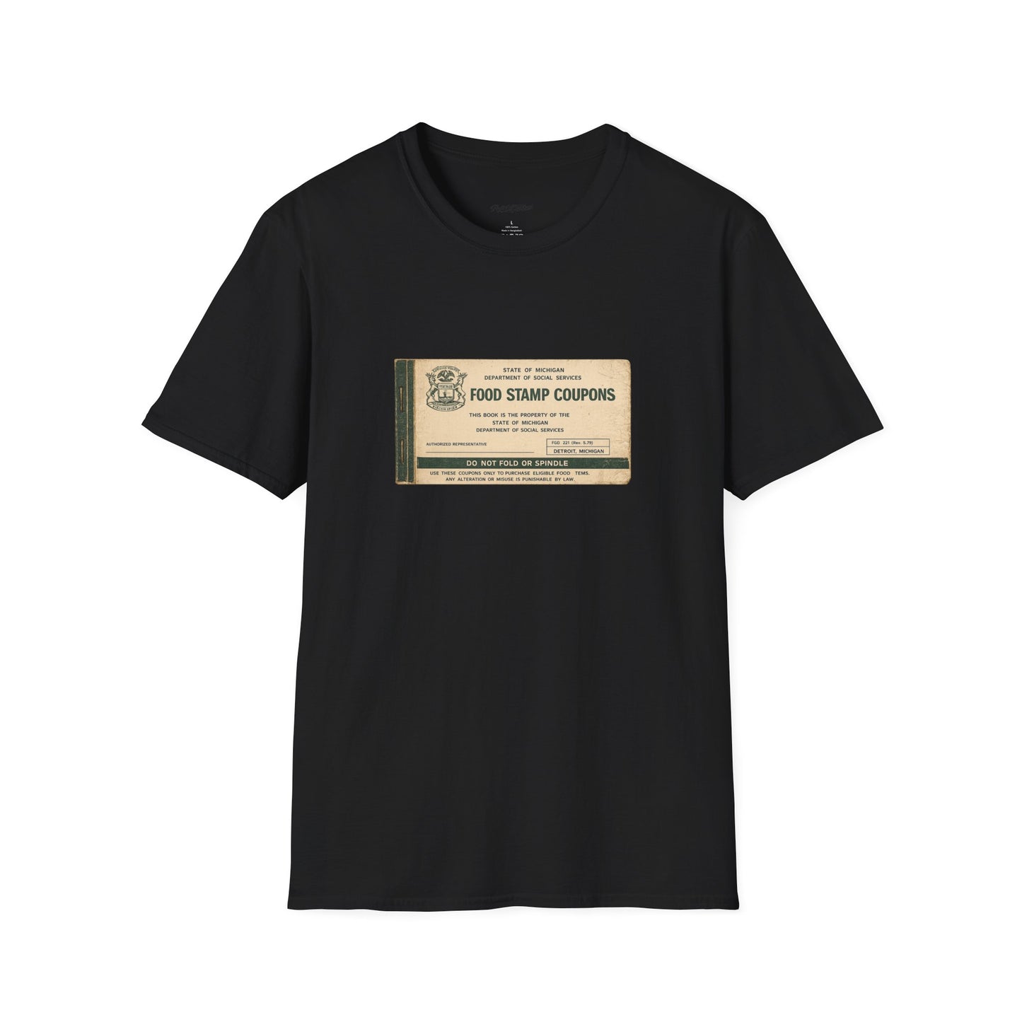 "FOOD STAMP BOOK" T-Shirt
