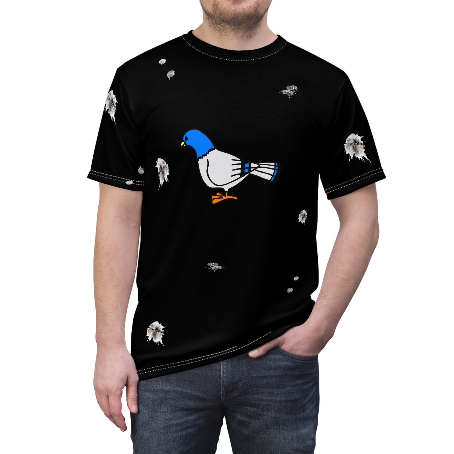 "Bird Flu" Unisex Cut & Sew Tee