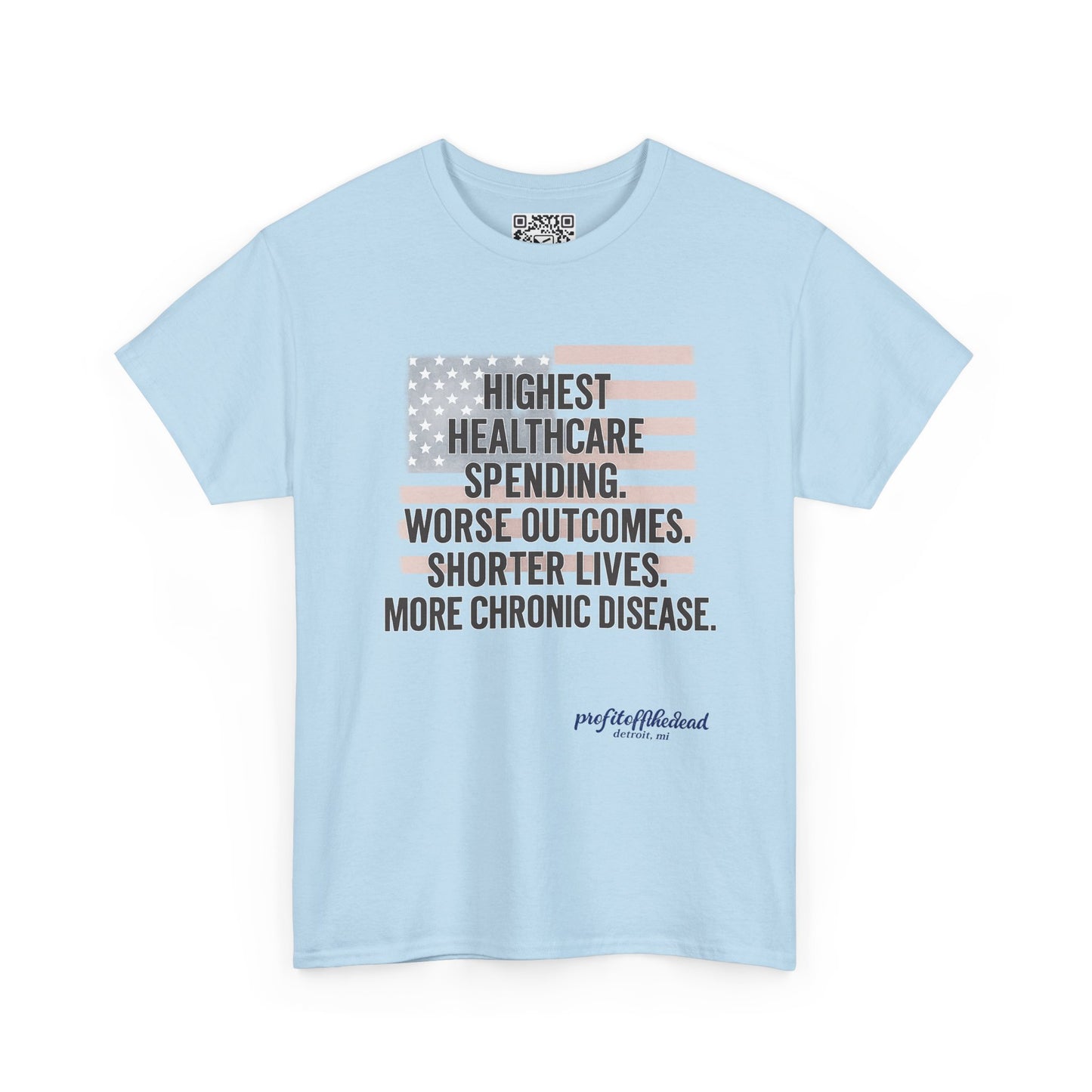 "Healthy America" Unisex Heavy Cotton Tee