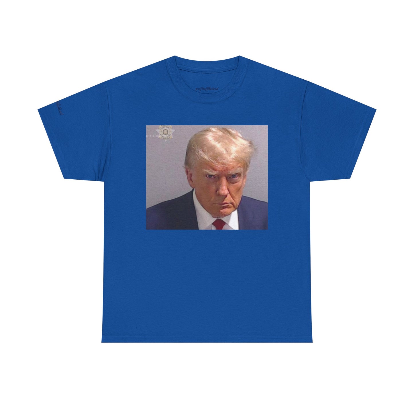 "Mug Shots Trump" Unisex Heavy Cotton Tee