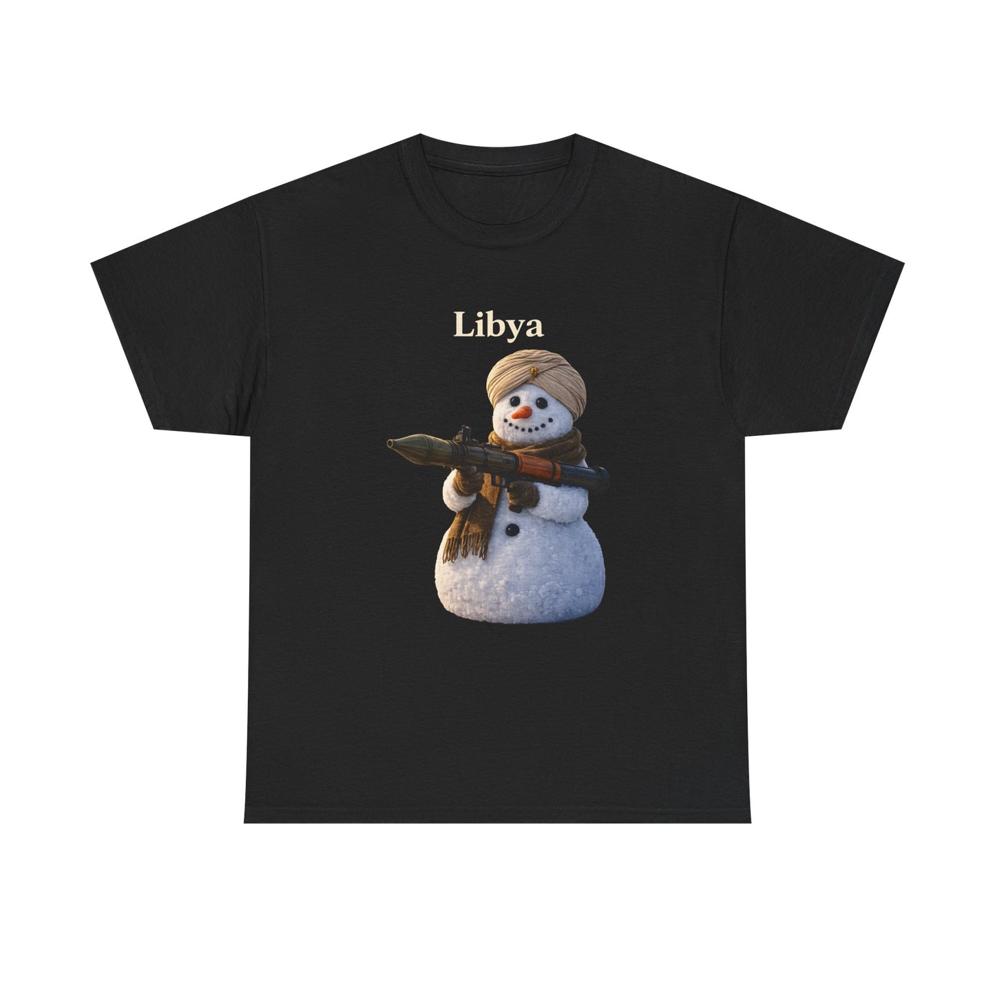 “From America to Libya” Cotton Tee