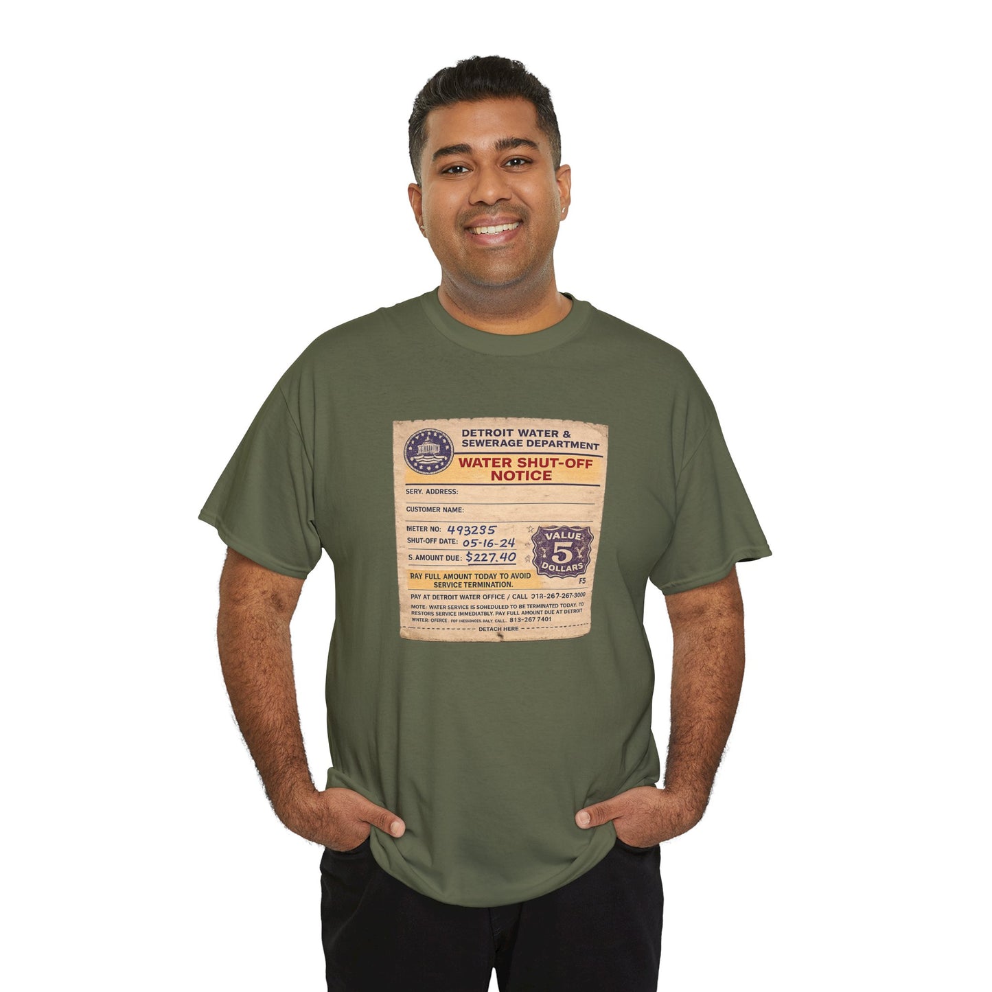 "WATER SHUT-OFF NOTICE" Tee