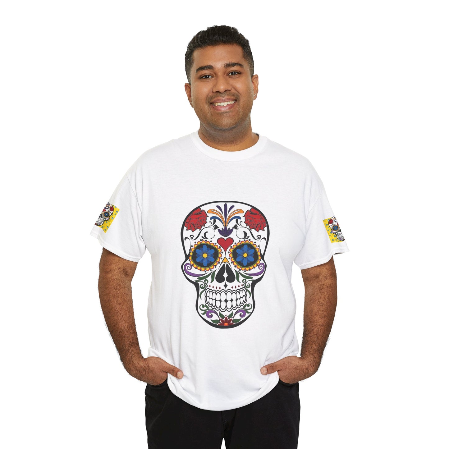 "Hawaiian Skull" Unisex Heavy Cotton Tee