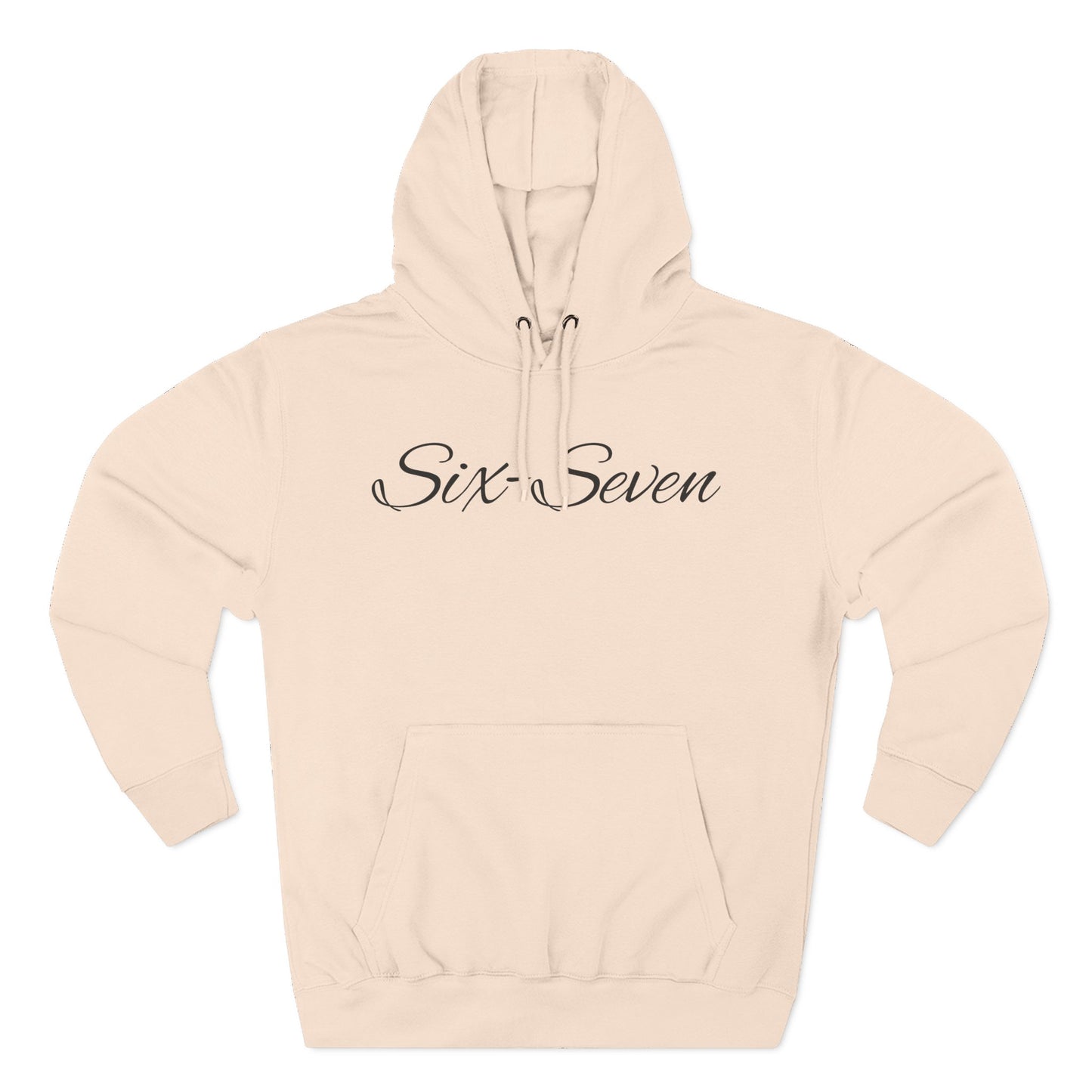 "Six-Seven" Three-Panel Fleece Hoodie