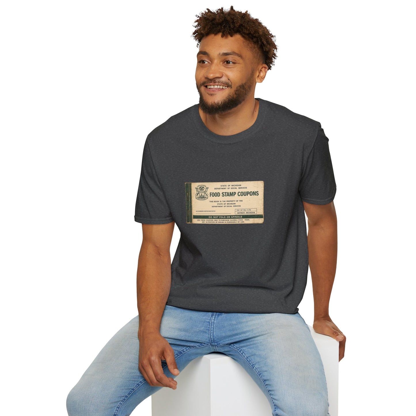 "FOOD STAMP BOOK" T-Shirt