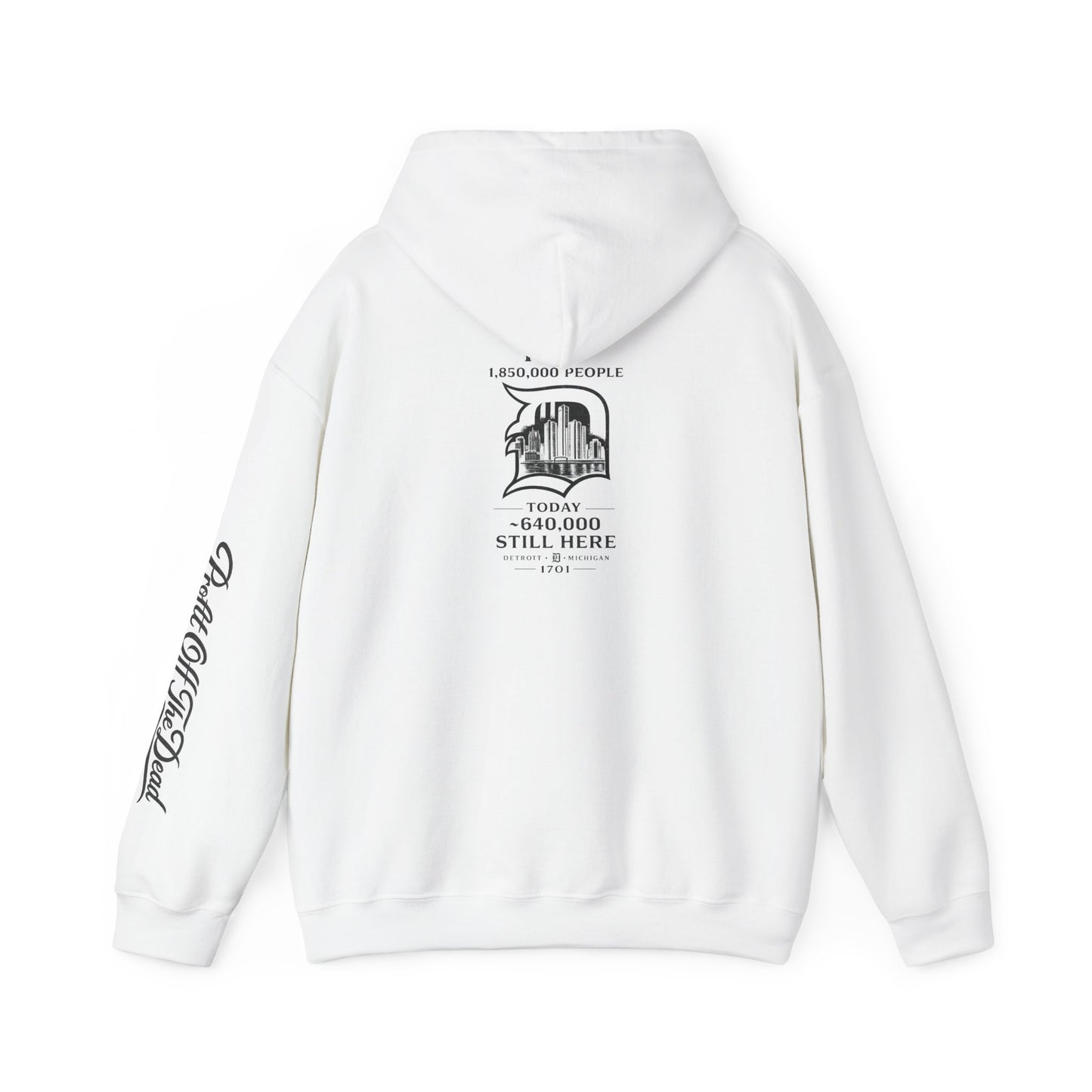 "DETROIT 1701 – STILL HERE" Hooded Sweatshirt