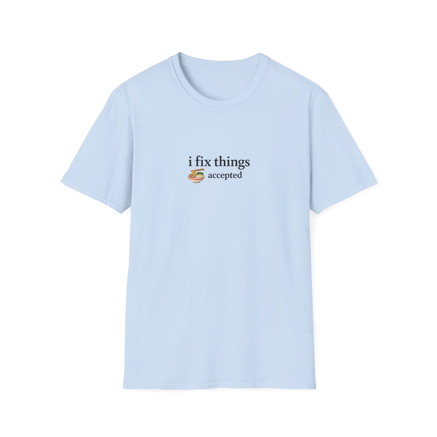 "Noodles Excepted." T-Shirt