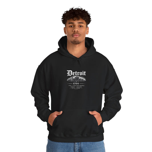 "DETROIT 1701 – STILL HERE" Hooded Sweatshirt
