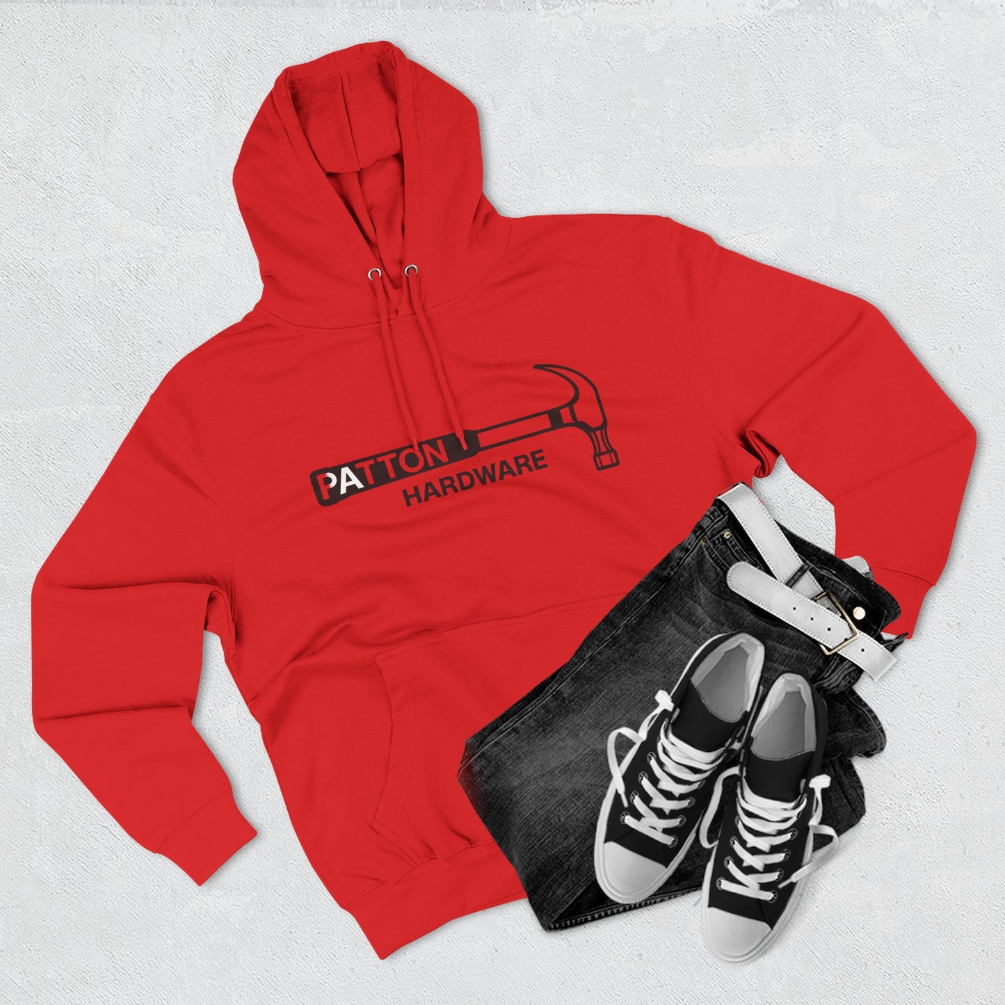 “Patton Hardware” Fleece Hoodie