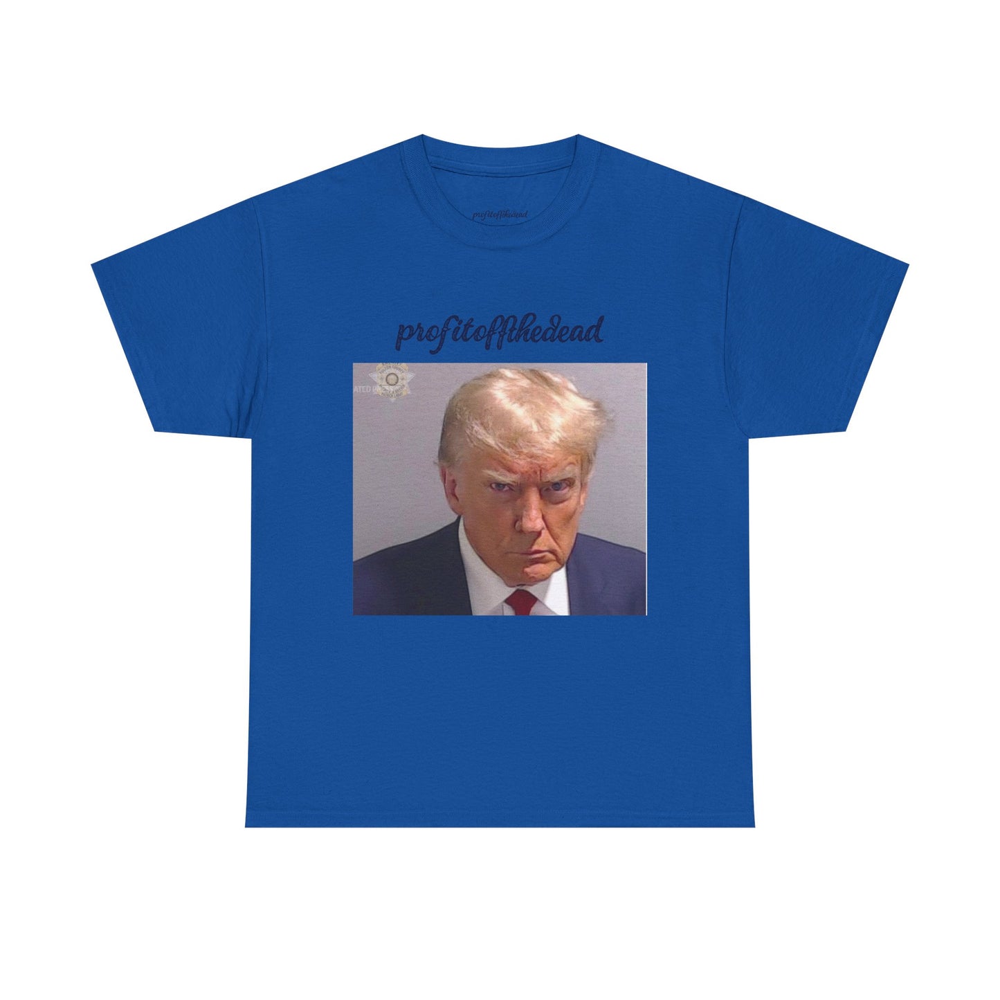 "Trump Mug Shot" Unisex Heavy Cotton Tee