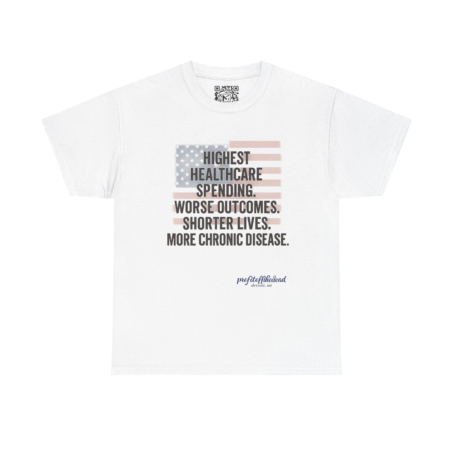 "Healthy America" Unisex Heavy Cotton Tee