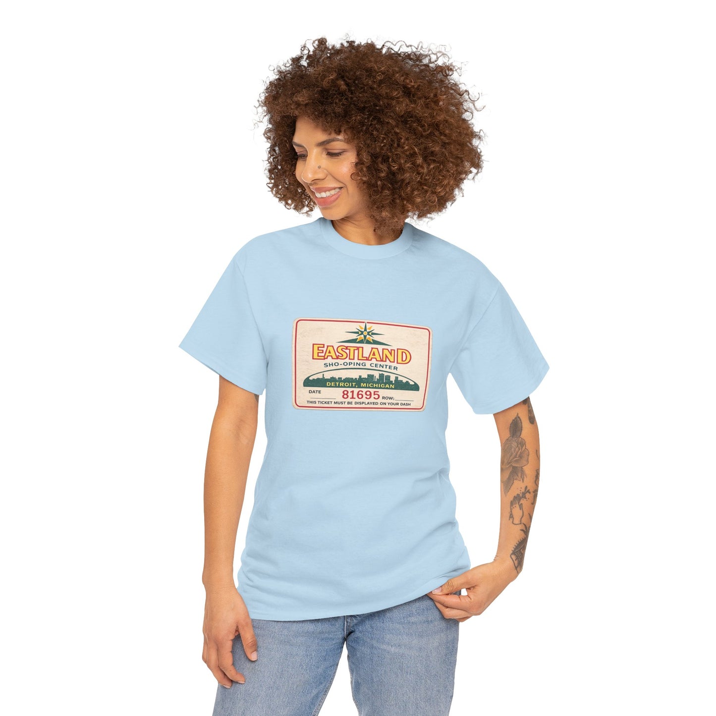 "EASTLAND MALL" Cotton Tee