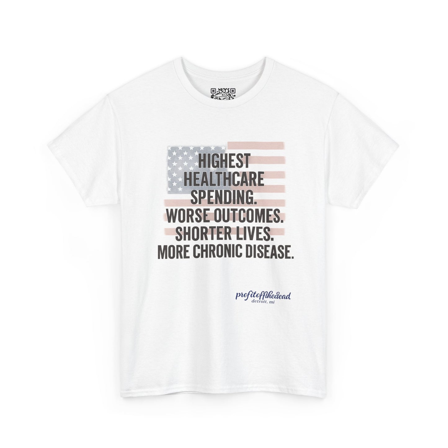 "Healthy America" Unisex Heavy Cotton Tee