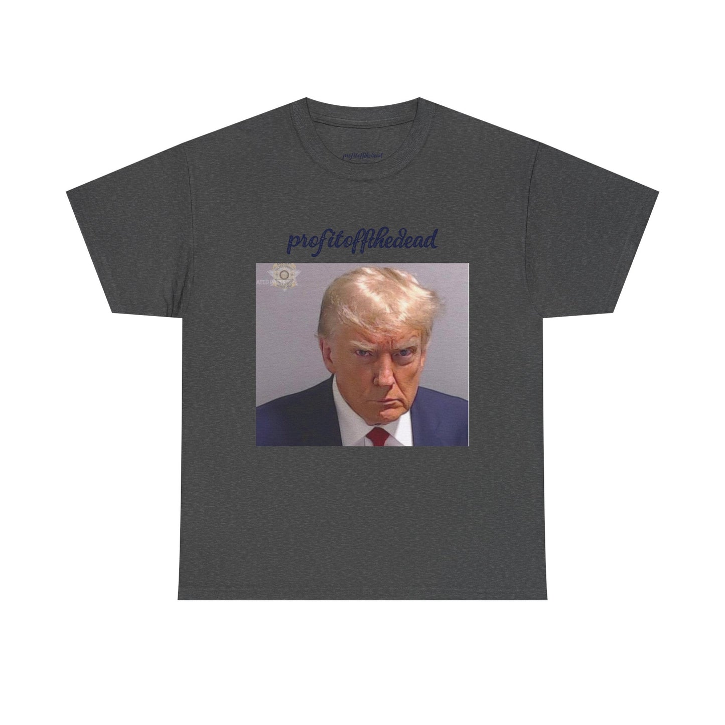 "Trump Mug Shot" Unisex Heavy Cotton Tee