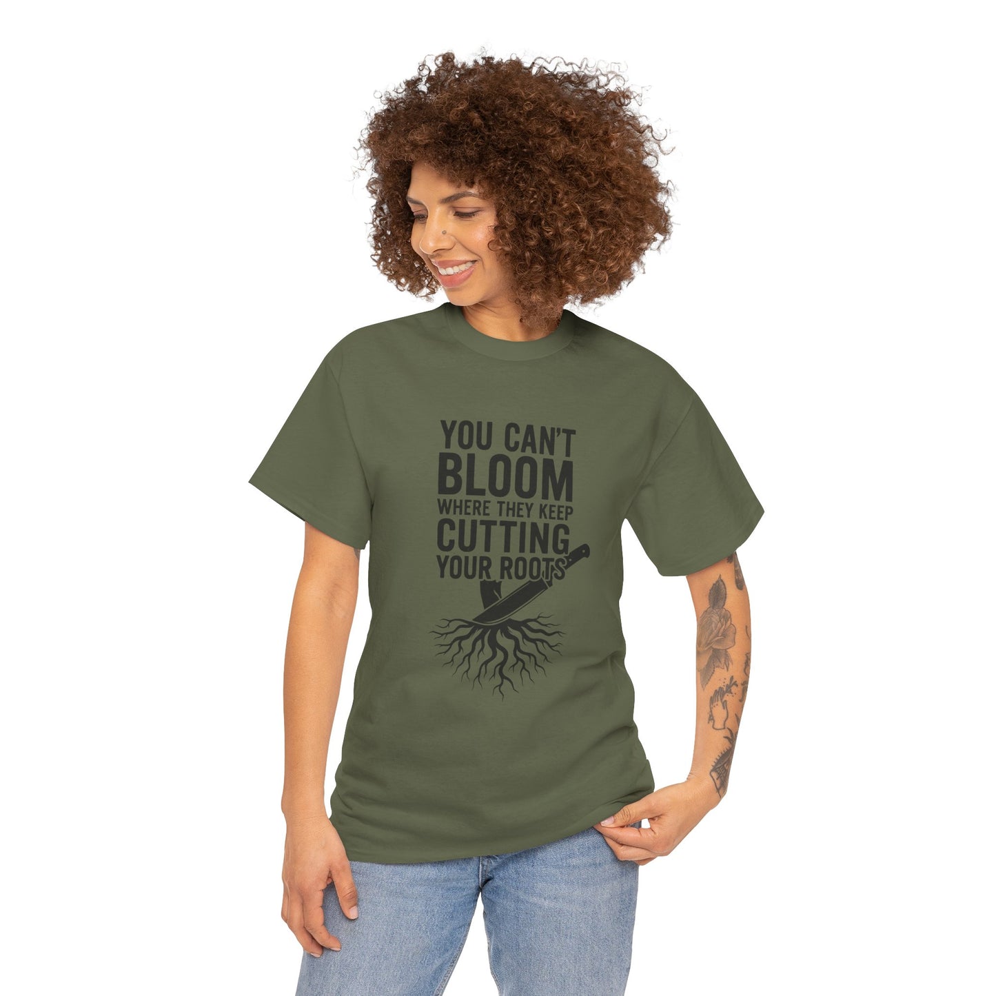 "Cutting Roots" Unisex Heavy Cotton Tee