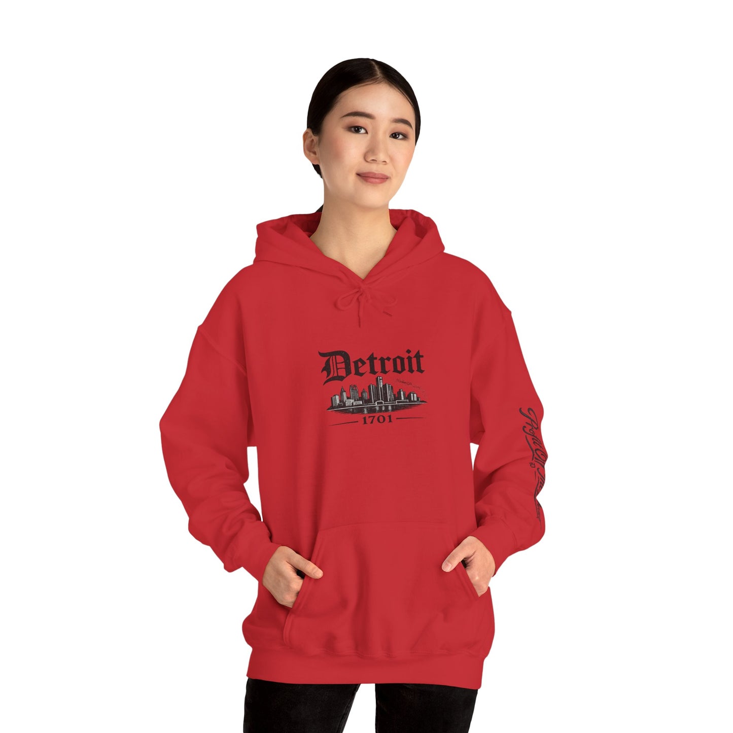 "DETROIT 1701 – STILL HERE" Hooded Sweatshirt