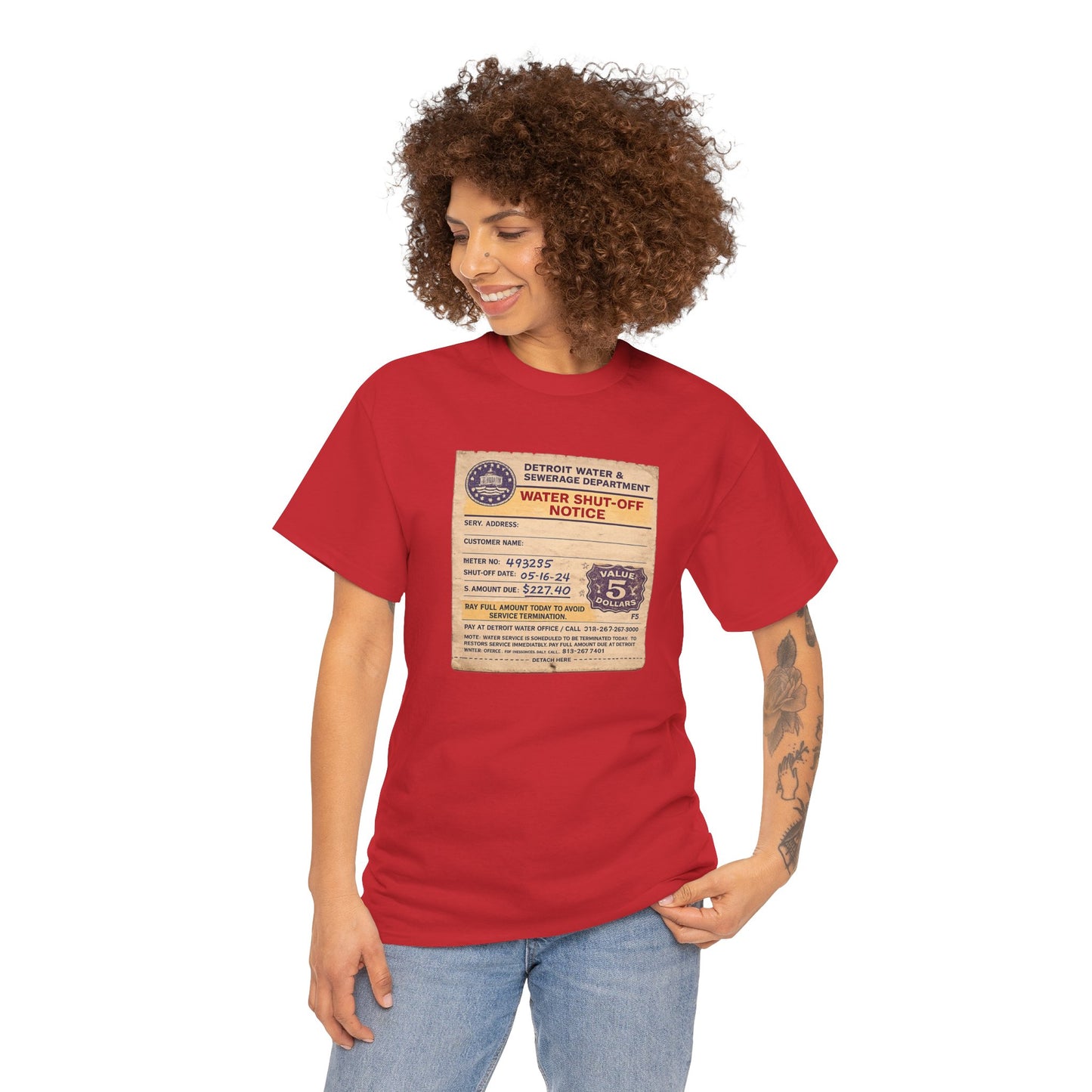 "WATER SHUT-OFF NOTICE" Tee