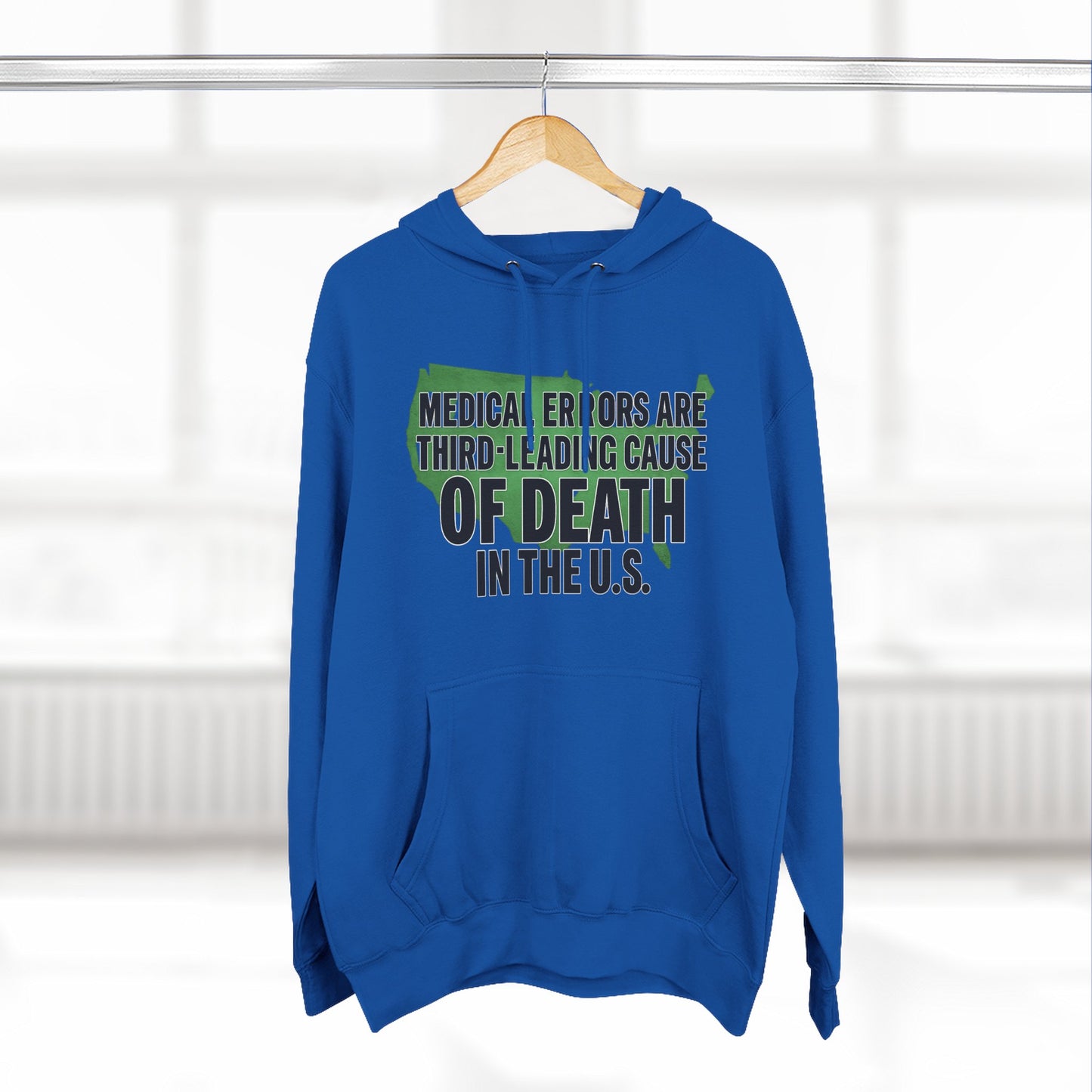 "Medical Errors" Three-Panel Fleece Hoodie