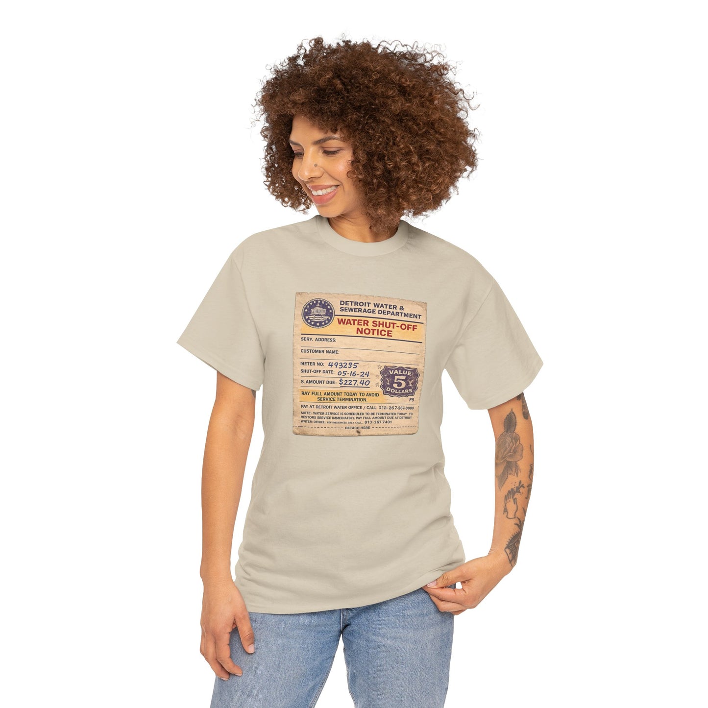 "WATER SHUT-OFF NOTICE" Tee