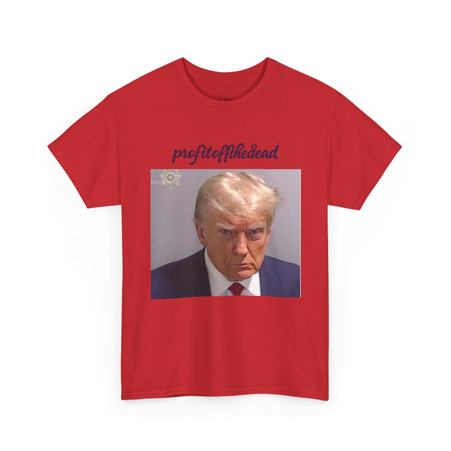 "Trump Mug Shot" Unisex Heavy Cotton Tee
