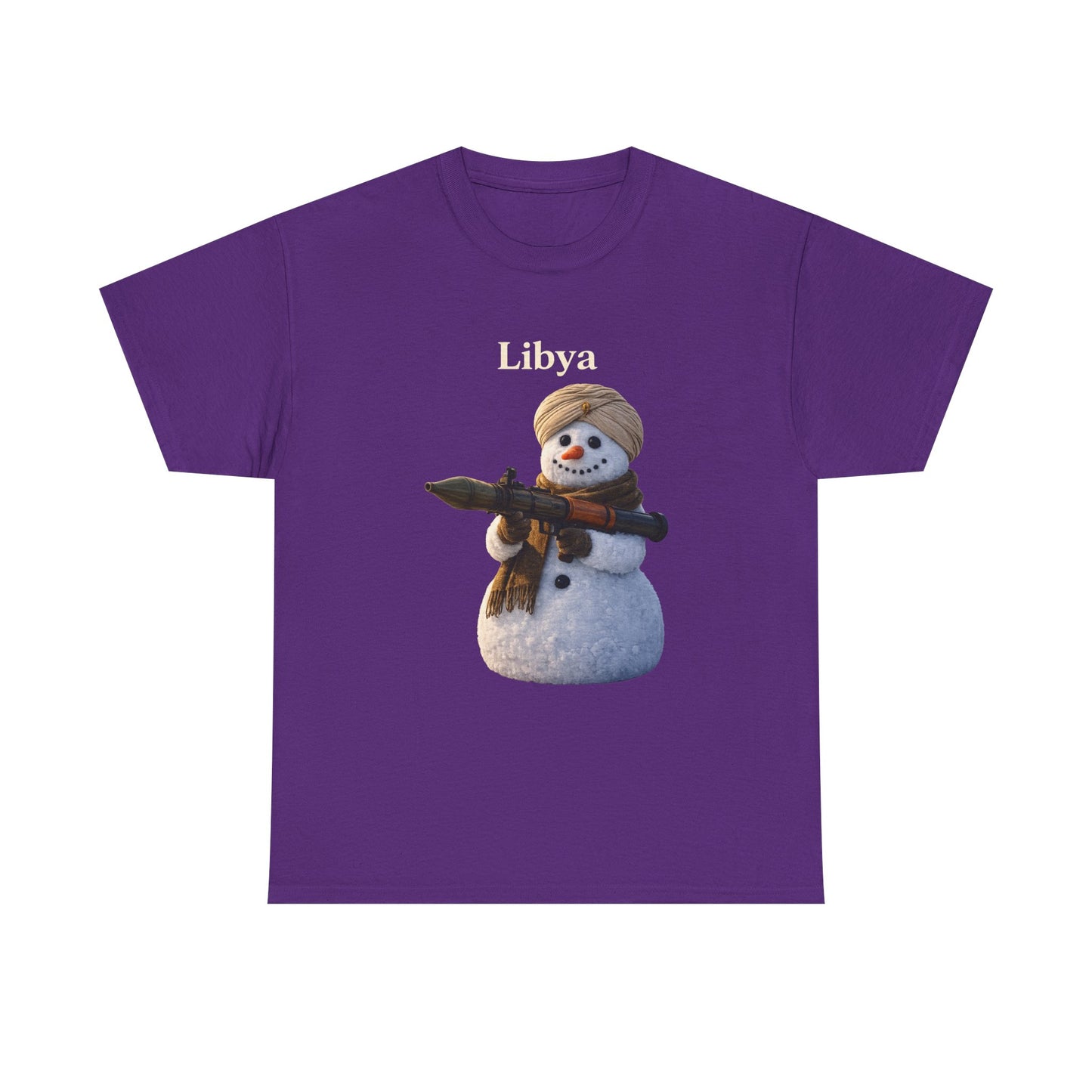 “From America to Libya” Cotton Tee