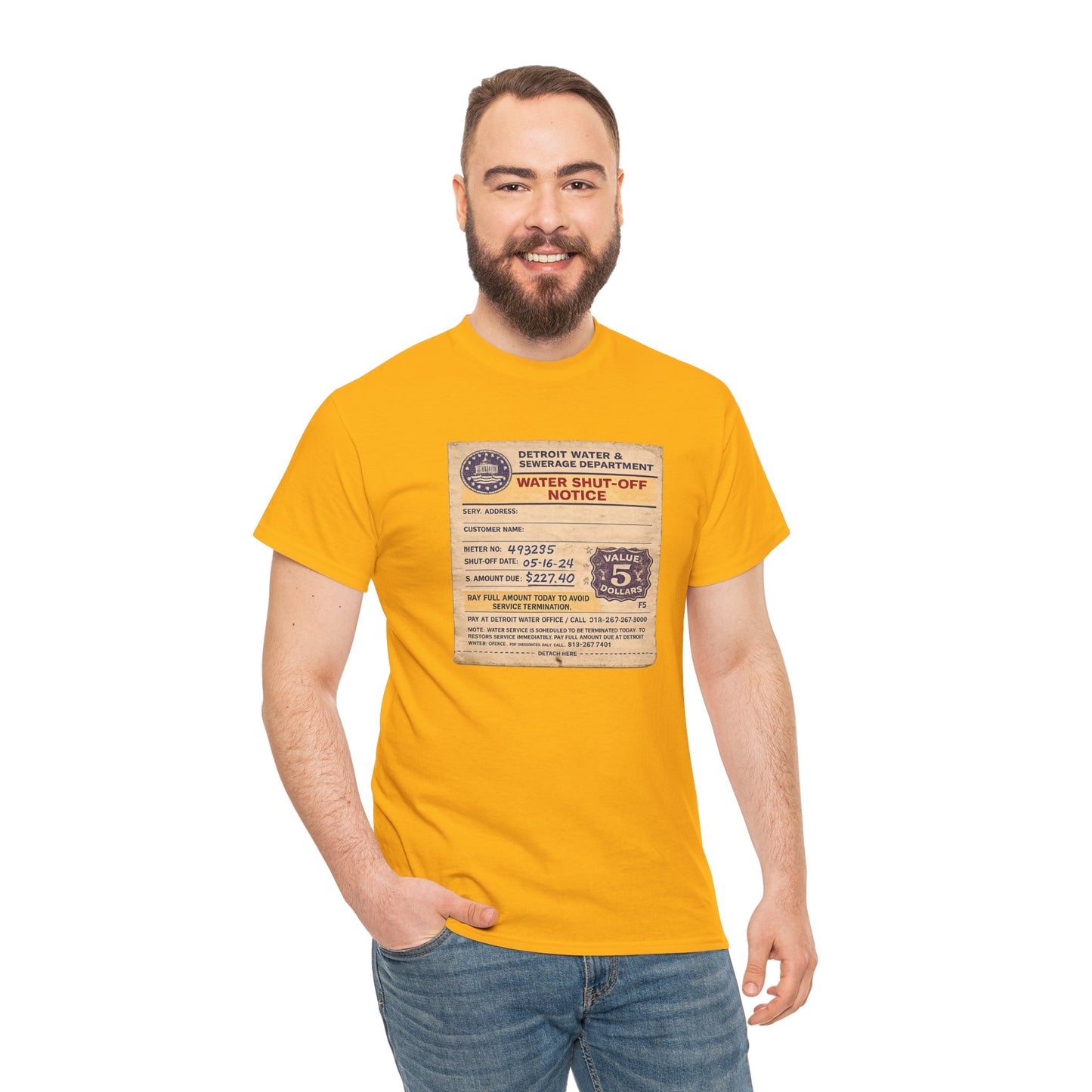 "WATER SHUT-OFF NOTICE" Tee