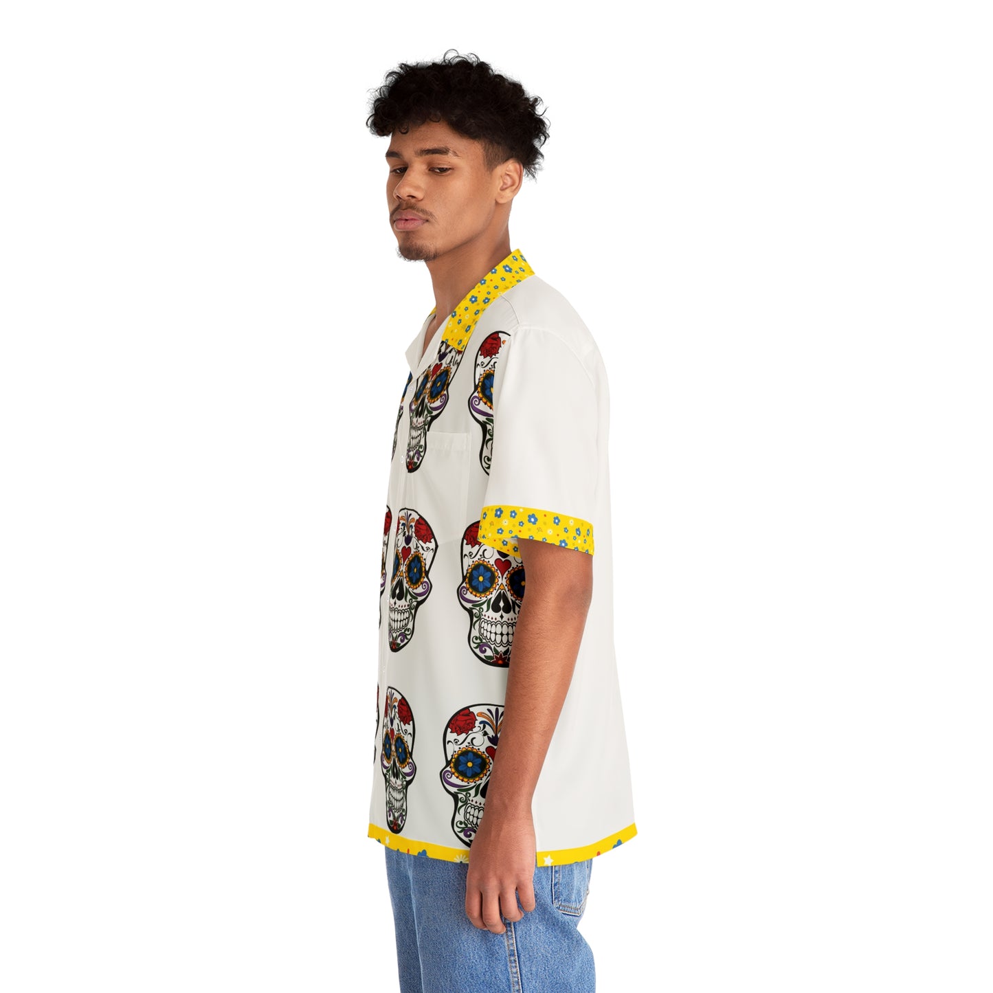 "Hawaiian Skull II" Men's Shirt