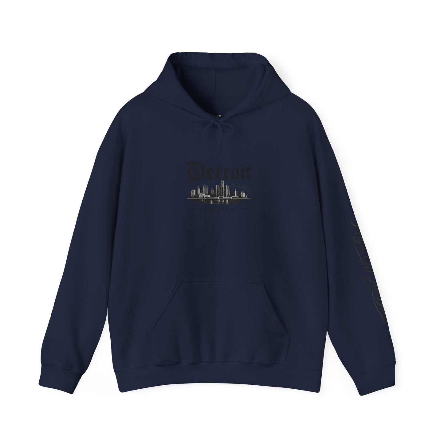 "DETROIT 1701 – STILL HERE" Hooded Sweatshirt