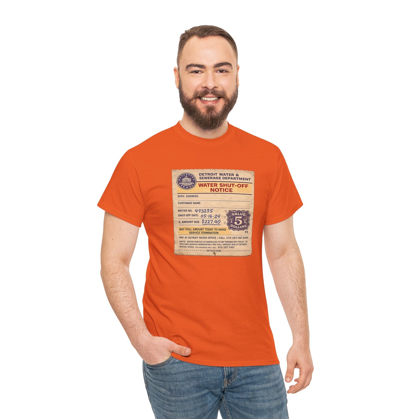 "WATER SHUT-OFF NOTICE" Tee