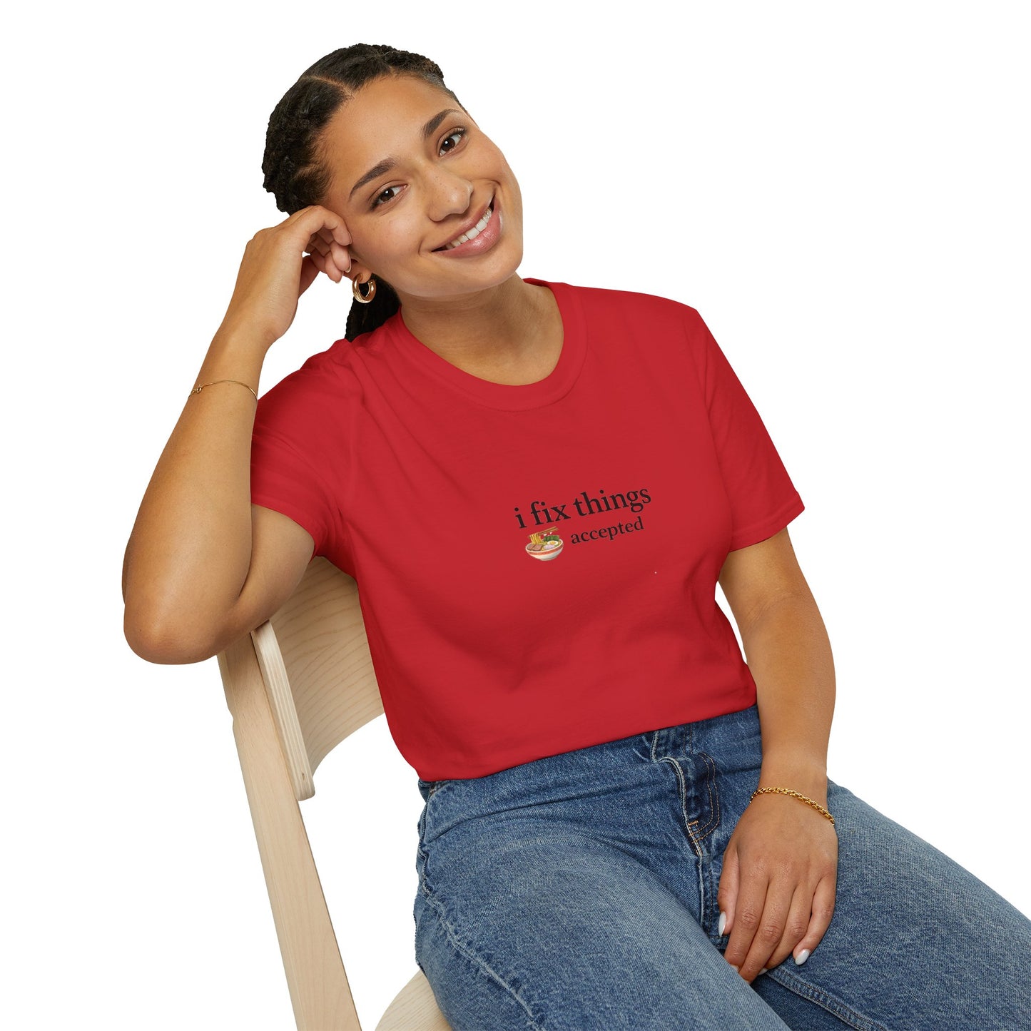 "Noodles Excepted." T-Shirt