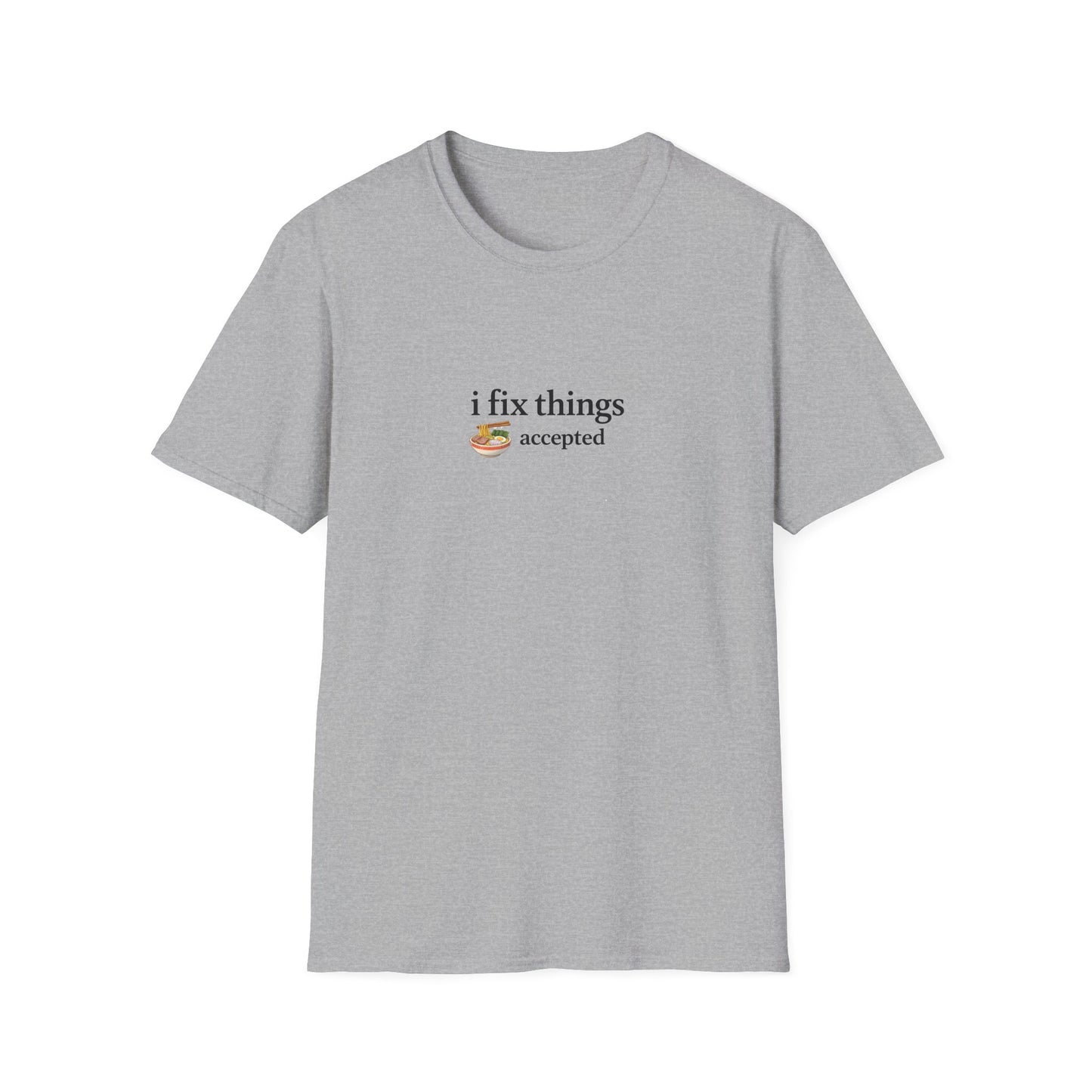 "Noodles Excepted." T-Shirt