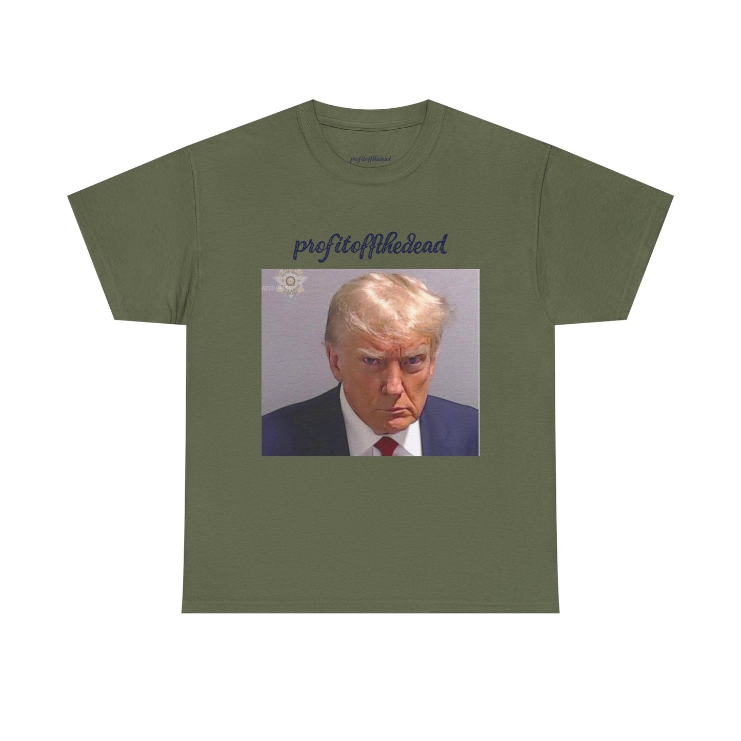 "Trump Mug Shot" Unisex Heavy Cotton Tee