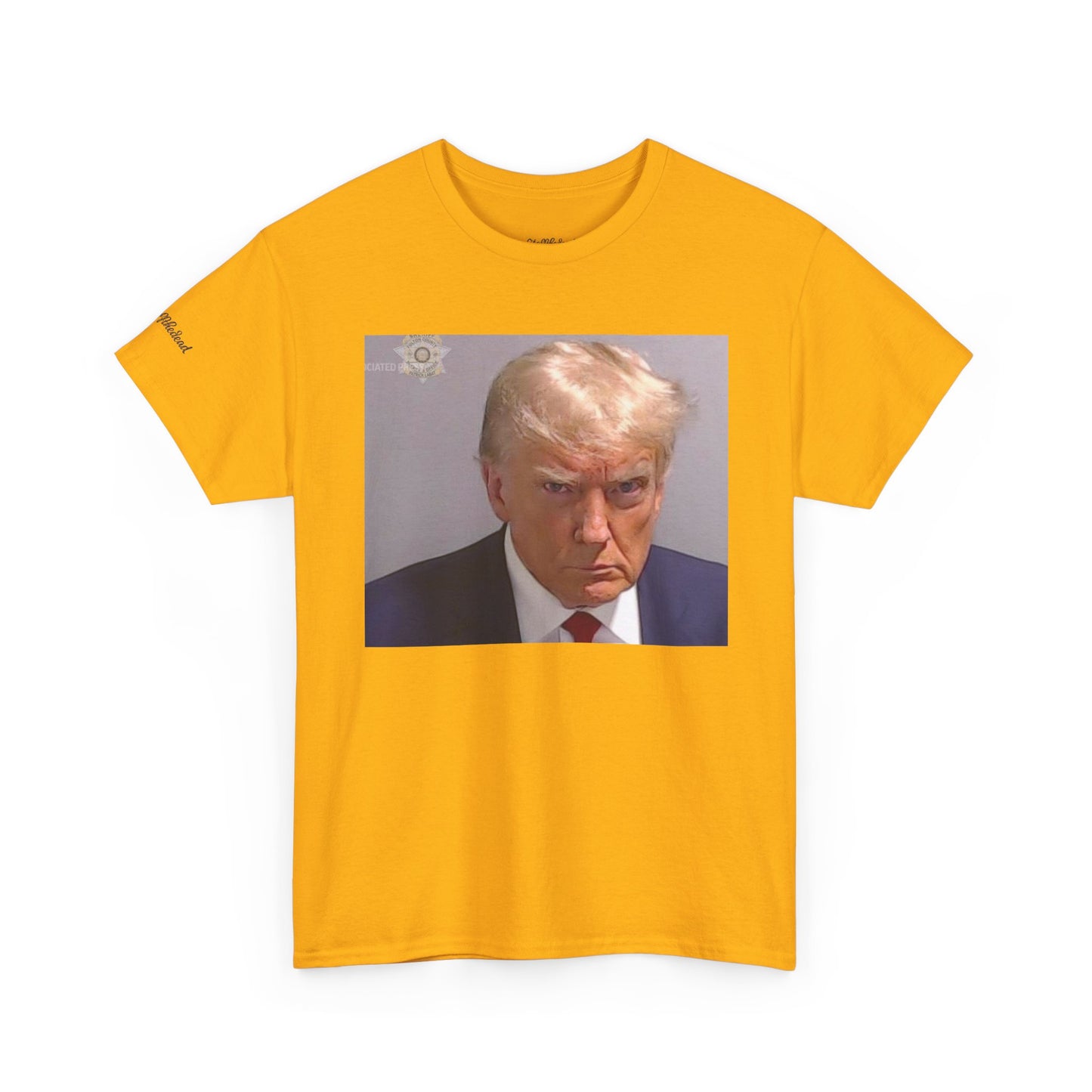 "Mug Shots Trump" Unisex Heavy Cotton Tee