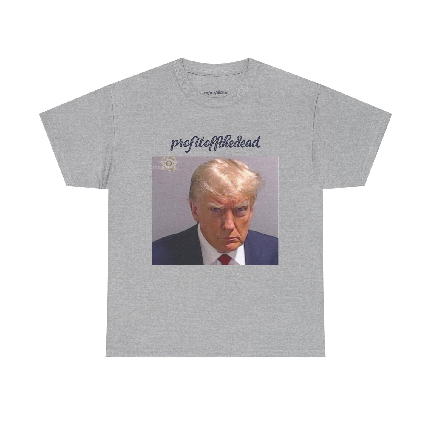 "Trump Mug Shot" Unisex Heavy Cotton Tee