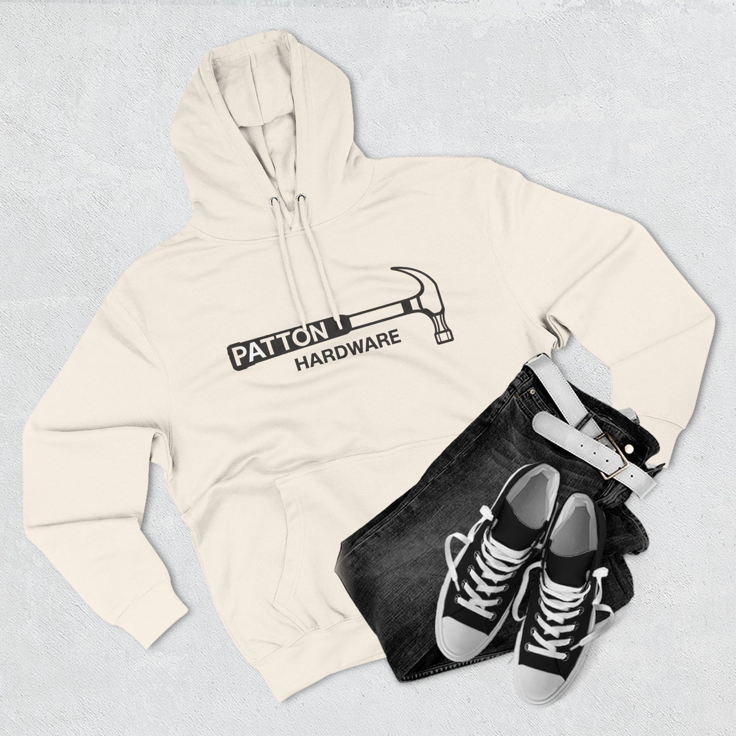 “Patton Hardware” Fleece Hoodie