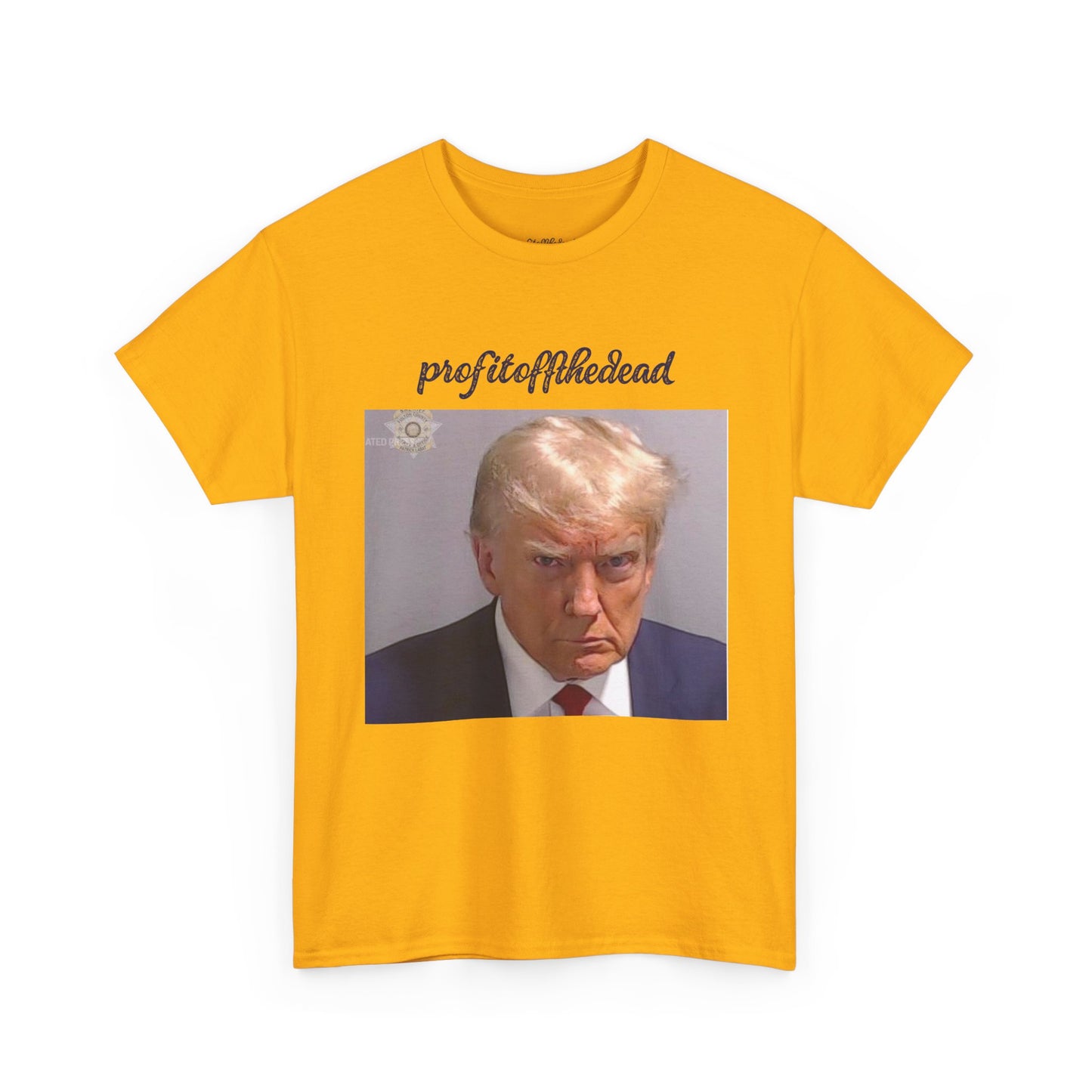 "Trump Mug Shot" Unisex Heavy Cotton Tee