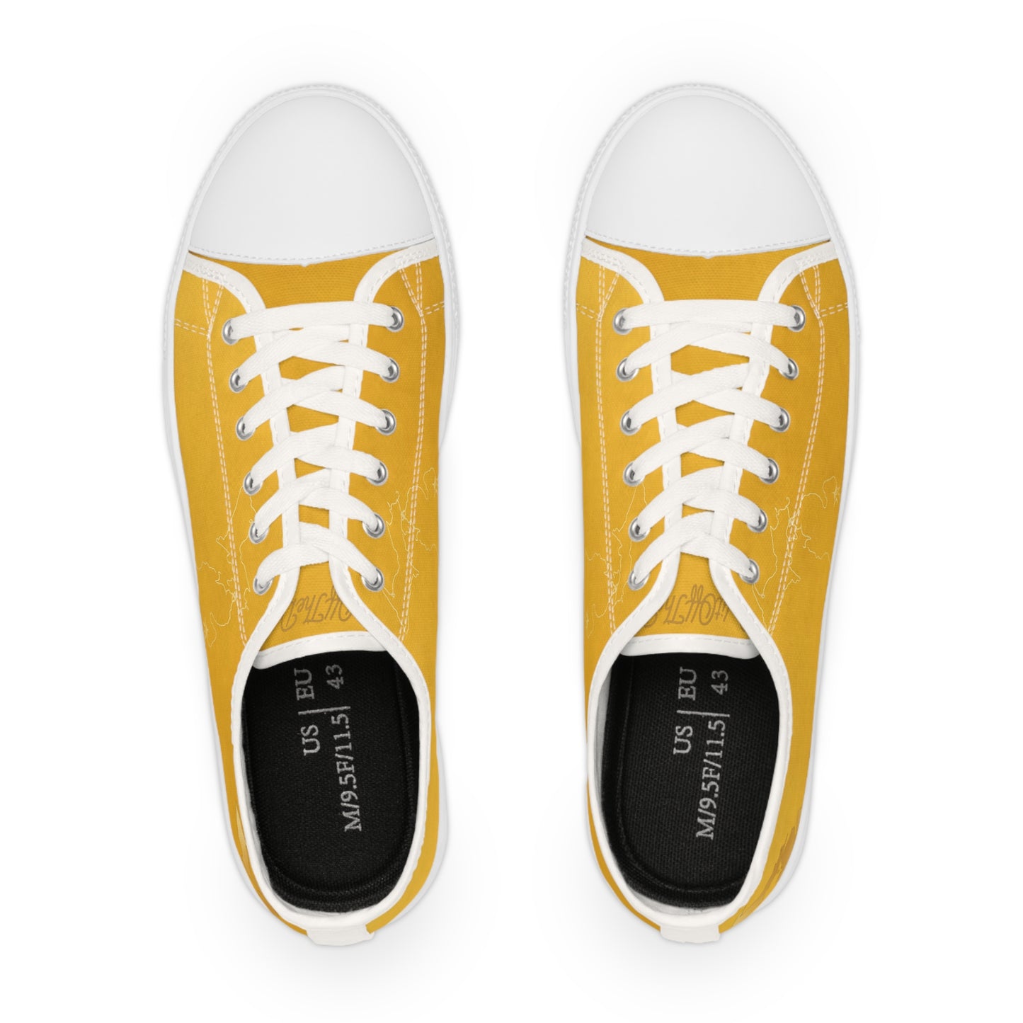"POTD Detroit Michigan" Low Top Sneakers