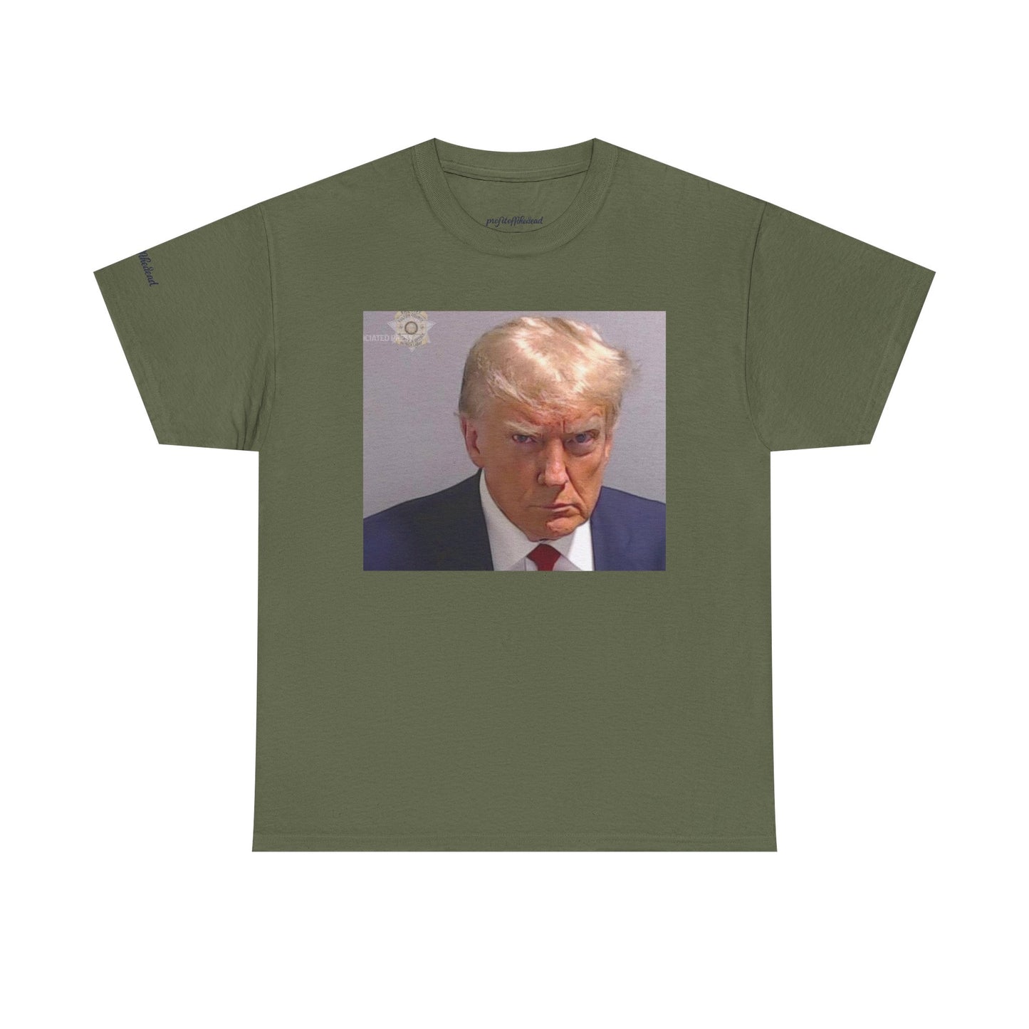 "Mug Shots Trump" Unisex Heavy Cotton Tee