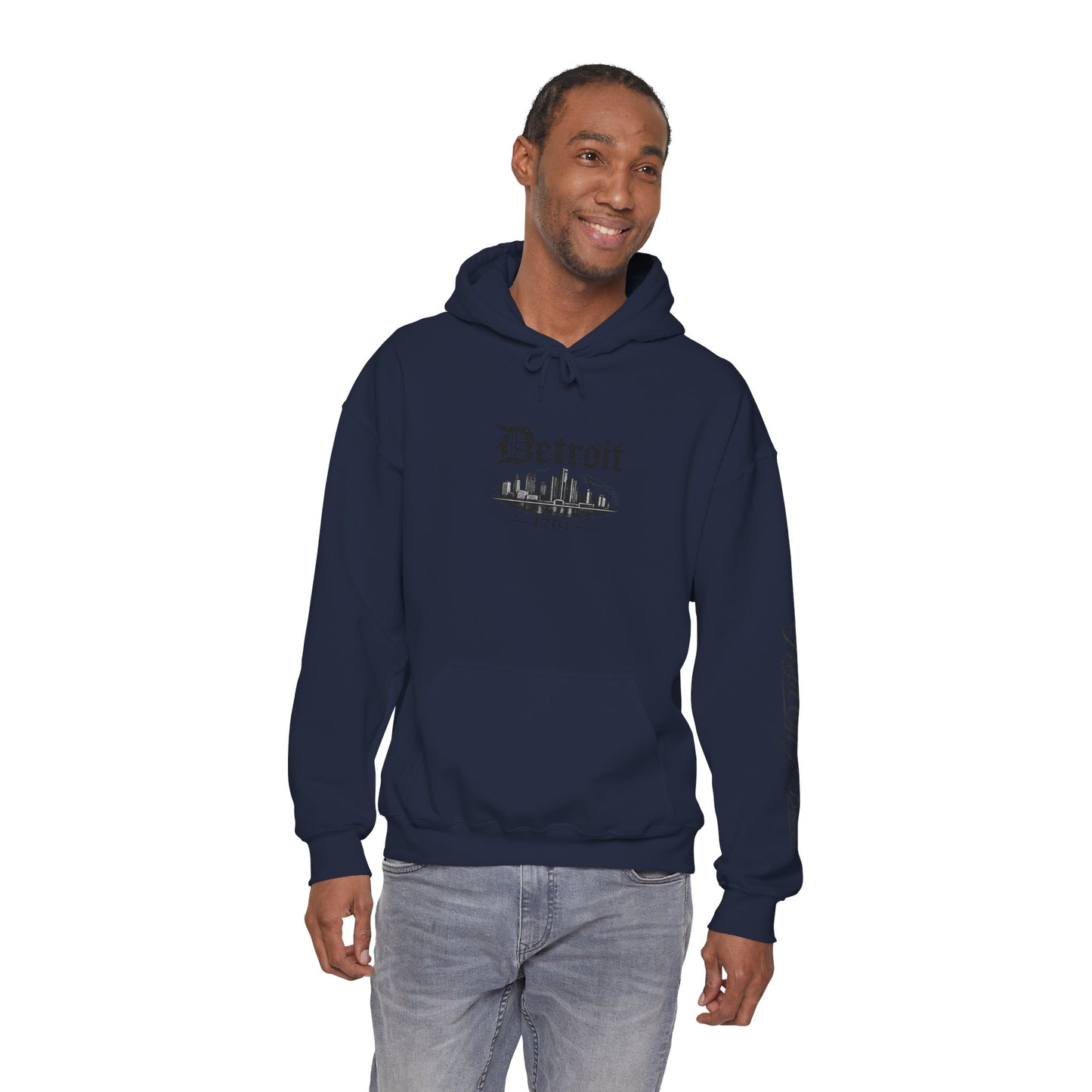 "DETROIT 1701 – STILL HERE" Hooded Sweatshirt